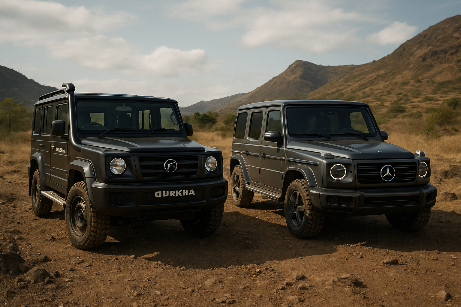 Force Gurkha: The True Heir to the Original Mercedes G-Wagen's Rugged Legacy