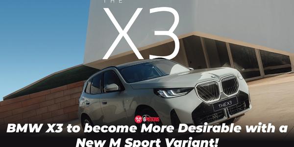 New BMW X3 30 xDrive M Sport Pro Breaks Cover in India, Bookings Open from January 30