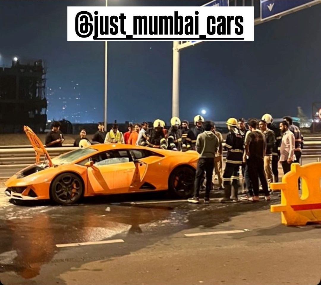 Lamborghini Huracan Catches Fire In Mumbai! Here's What You Should Know. - Car News Road Test & Performance Review