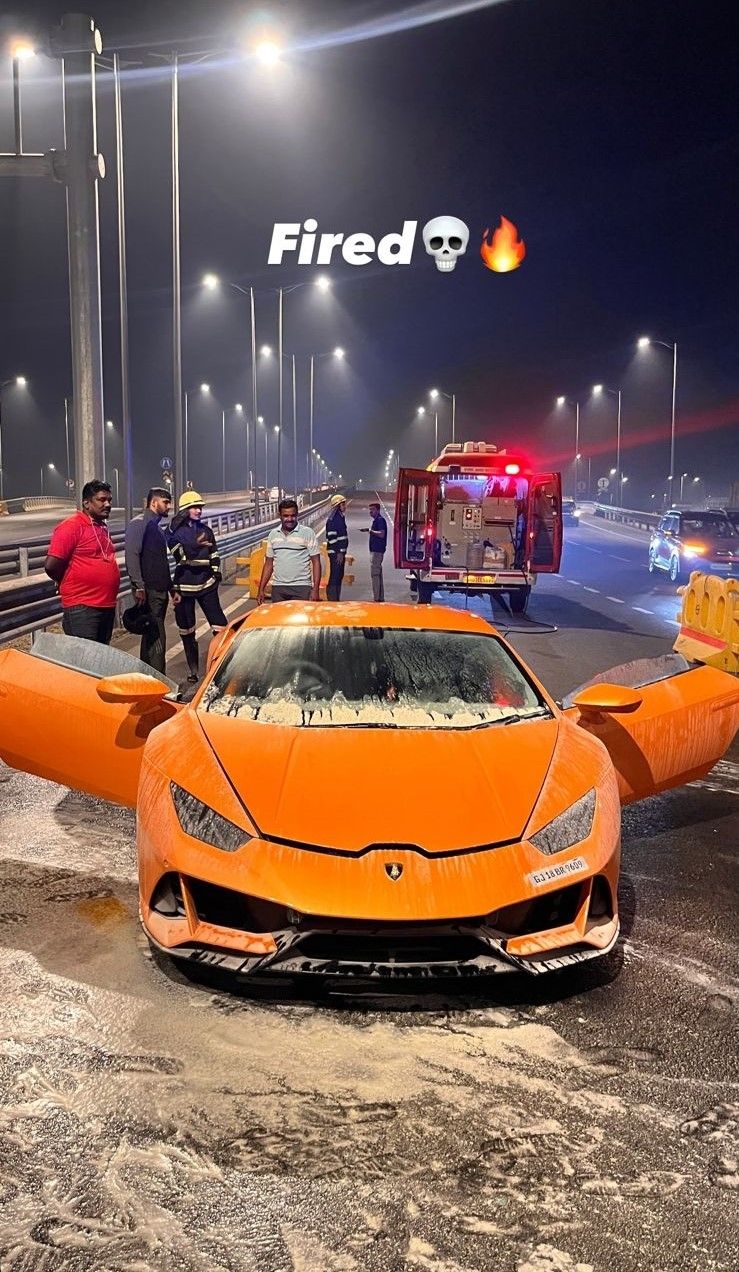 Lamborghini Huracan Catches Fire In Mumbai! Here's What You Should Know.