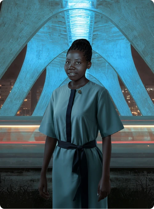 Portrait of a Jaza Stars member