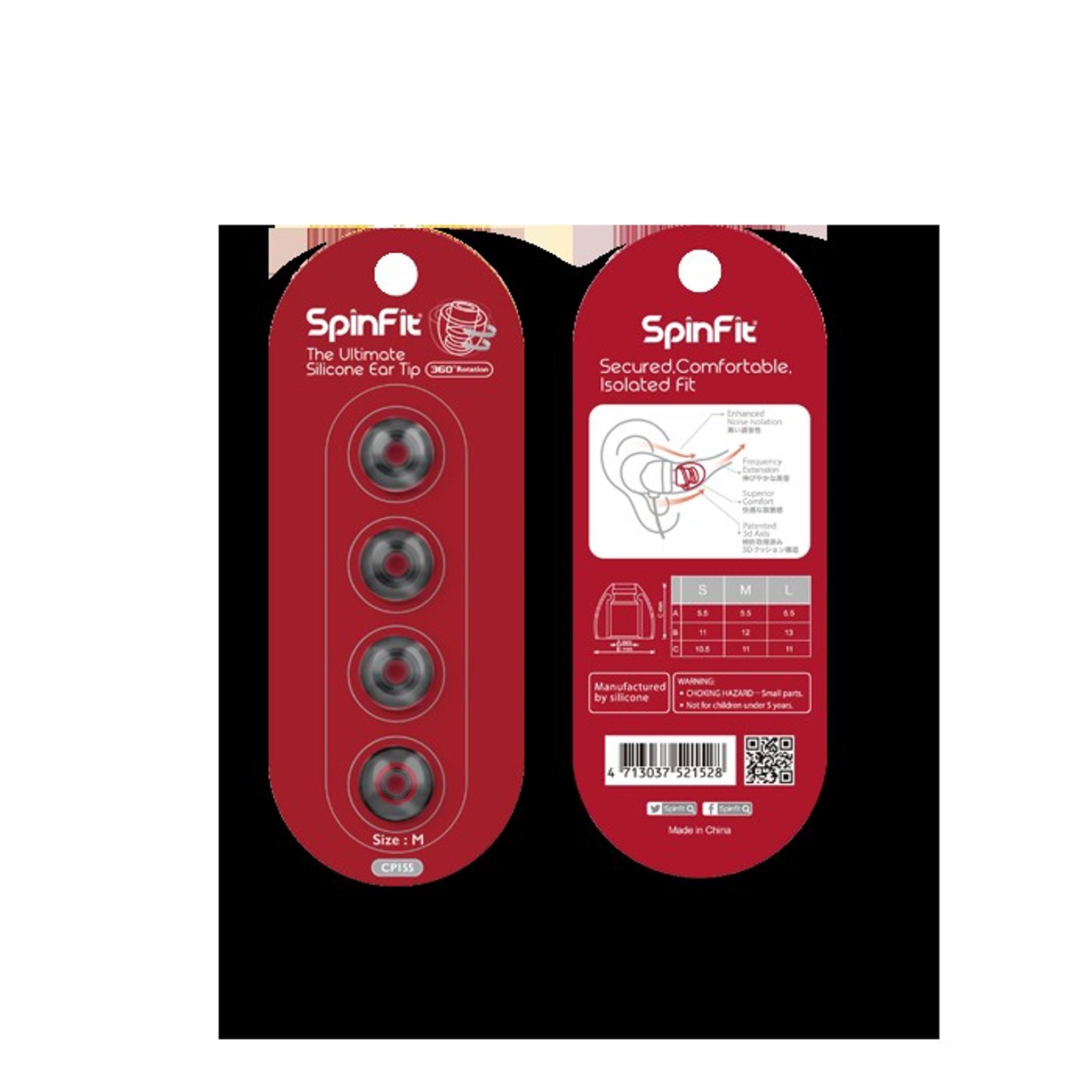 SpinFit CP155 | Premium Eartips (2 Pairs) thumbnail 5
