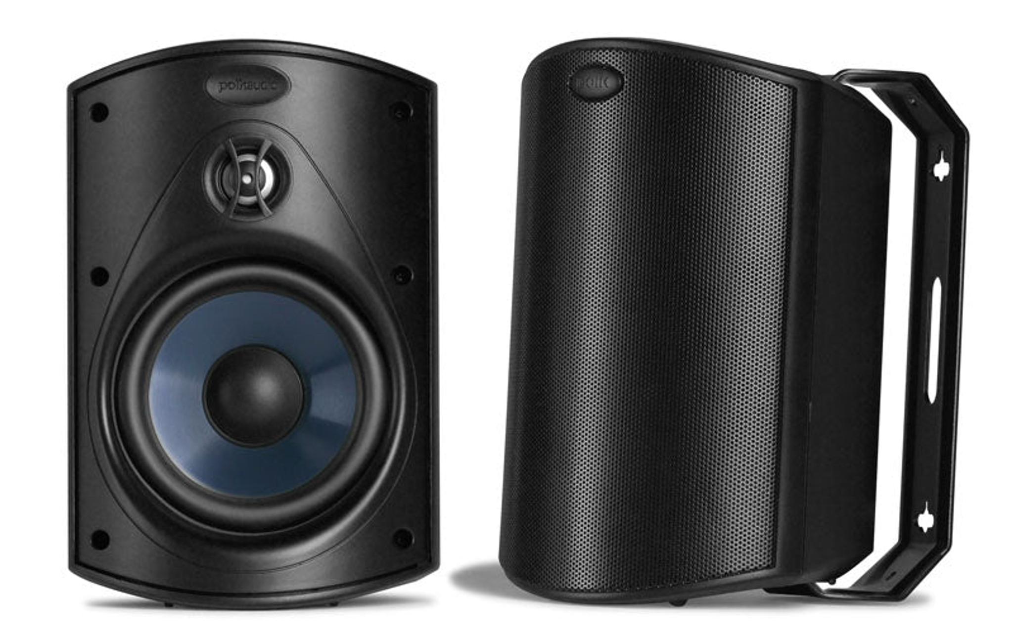 Polk Audio Atrium 4 All-Weather Outdoor Loudspeaker - Pair (Black) - Image 1