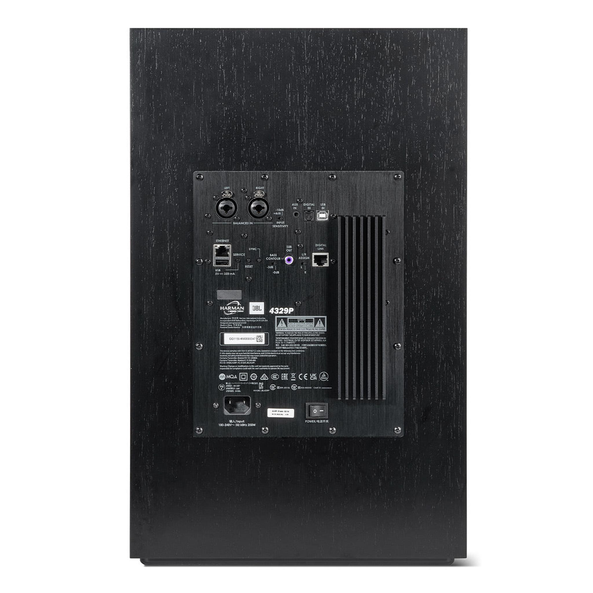 JBL 4329P Studio Monitor Powered Loudspeaker System (Black) thumbnail 3