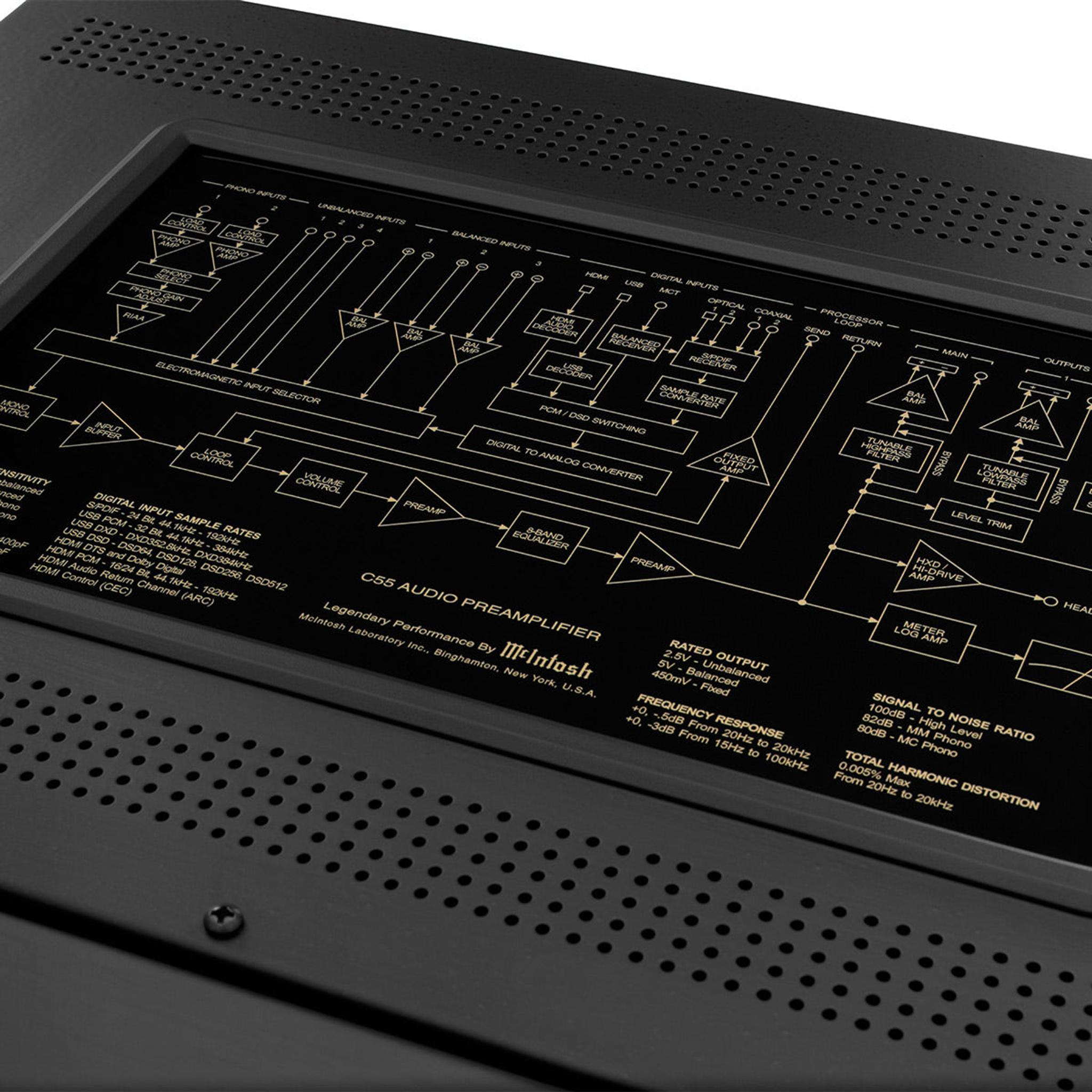 McIntosh C55 2-Channel Solid State Preamplifier thumbnail 12