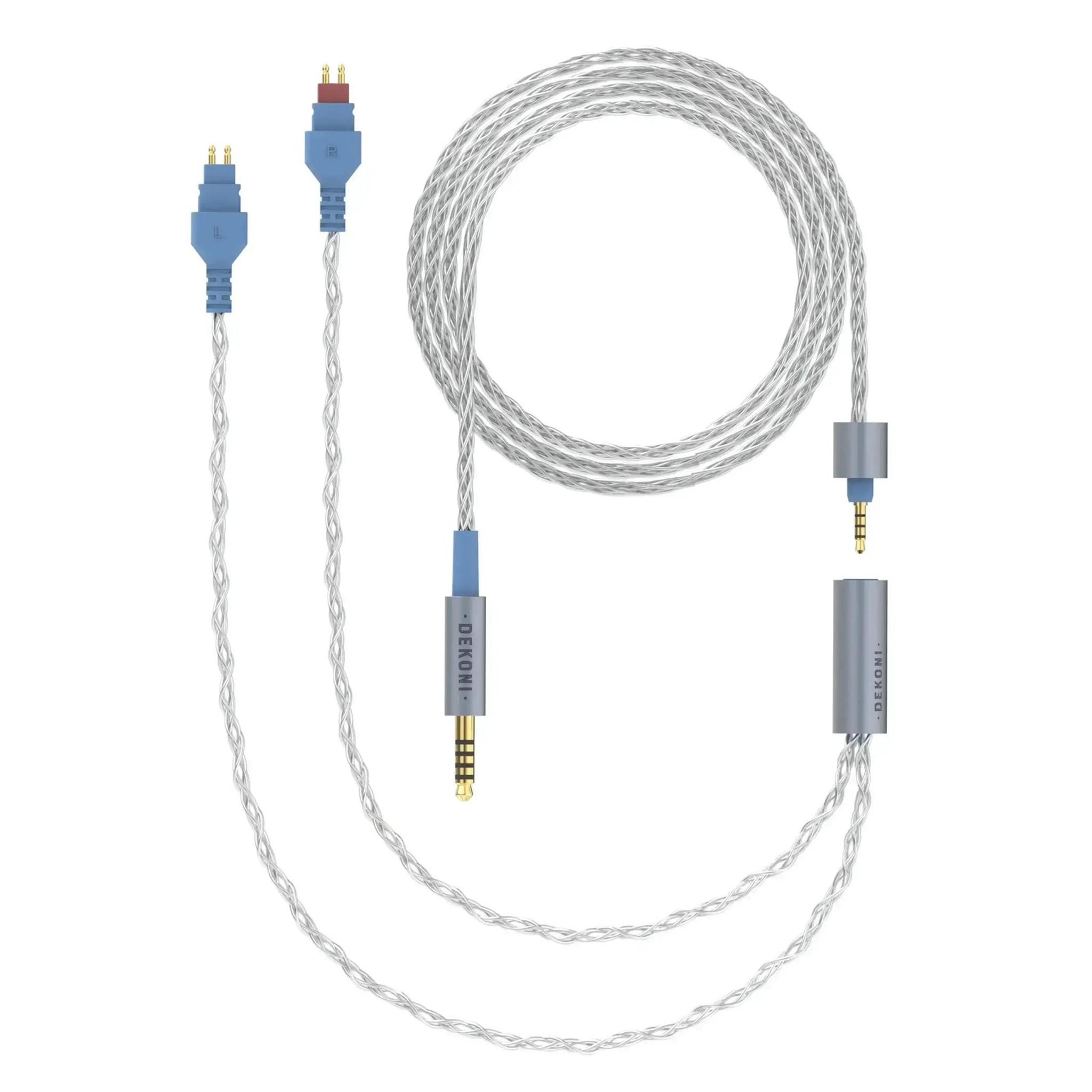 Dekoni Audio Ensemble 4.4mm 52" Braided Cable with HD600 Headphone Connectors thumbnail 2