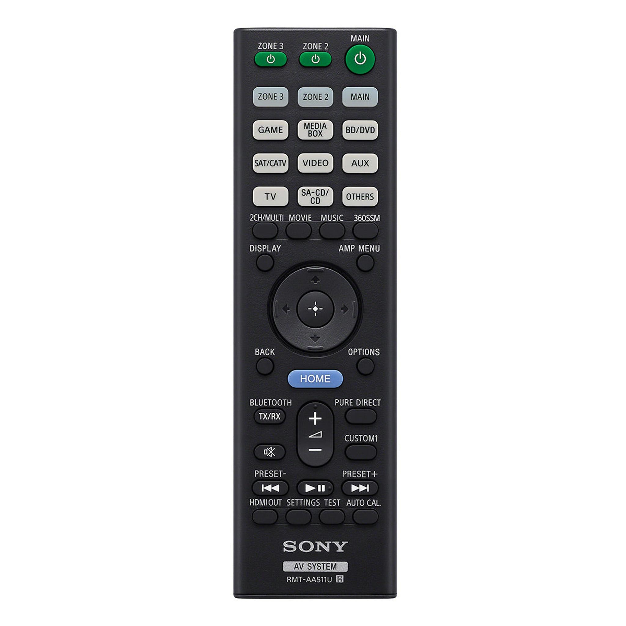 Sony STR-AN1000 7.2 Channel 8K Home Theater AV Receiver with Dolby Atmos, DTS: X, IMAX Enhanced, Google Assistant, & Works with Sonos thumbnail 8