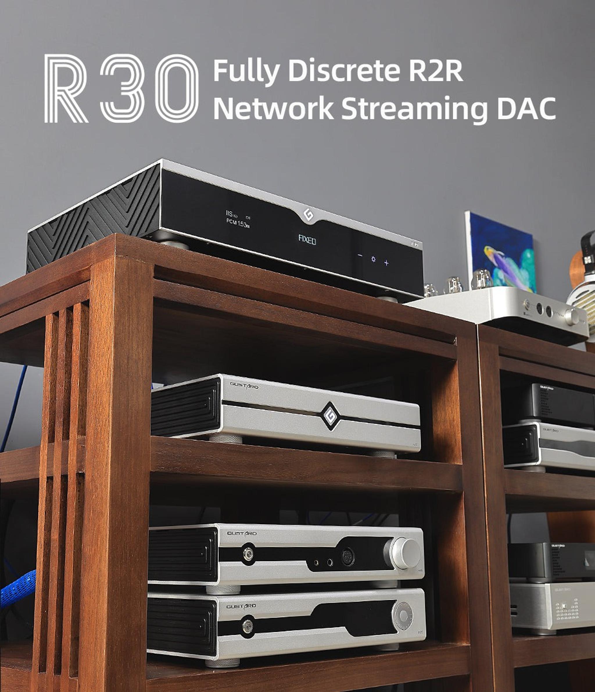 GUSTARD R30 Fully-Discrete R2R Network Streaming DAC (Apos Certified) thumbnail 6