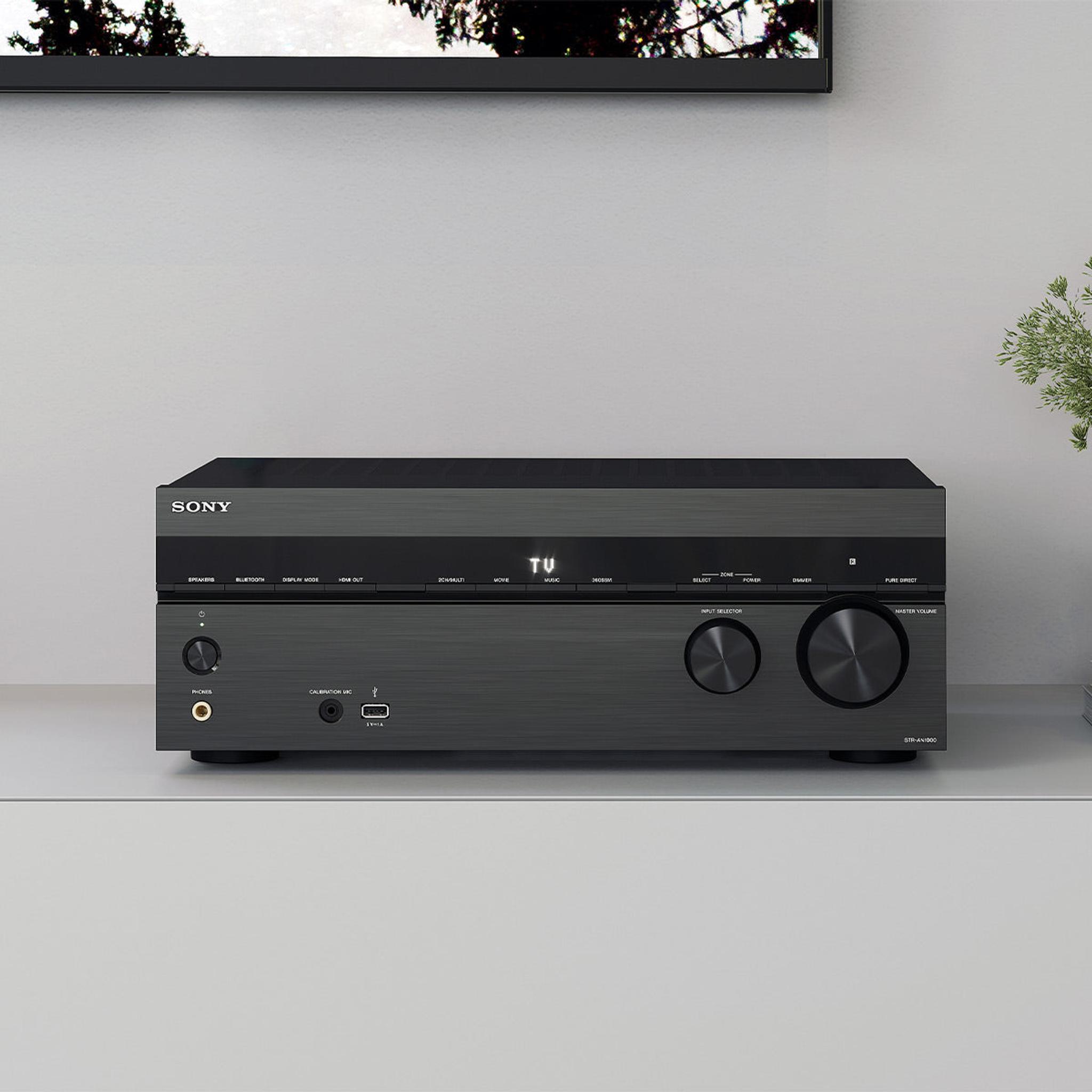 Sony STR-AN1000 7.2 Channel 8K Home Theater AV Receiver with Dolby Atmos, DTS: X, IMAX Enhanced, Google Assistant, & Works with Sonos thumbnail 9