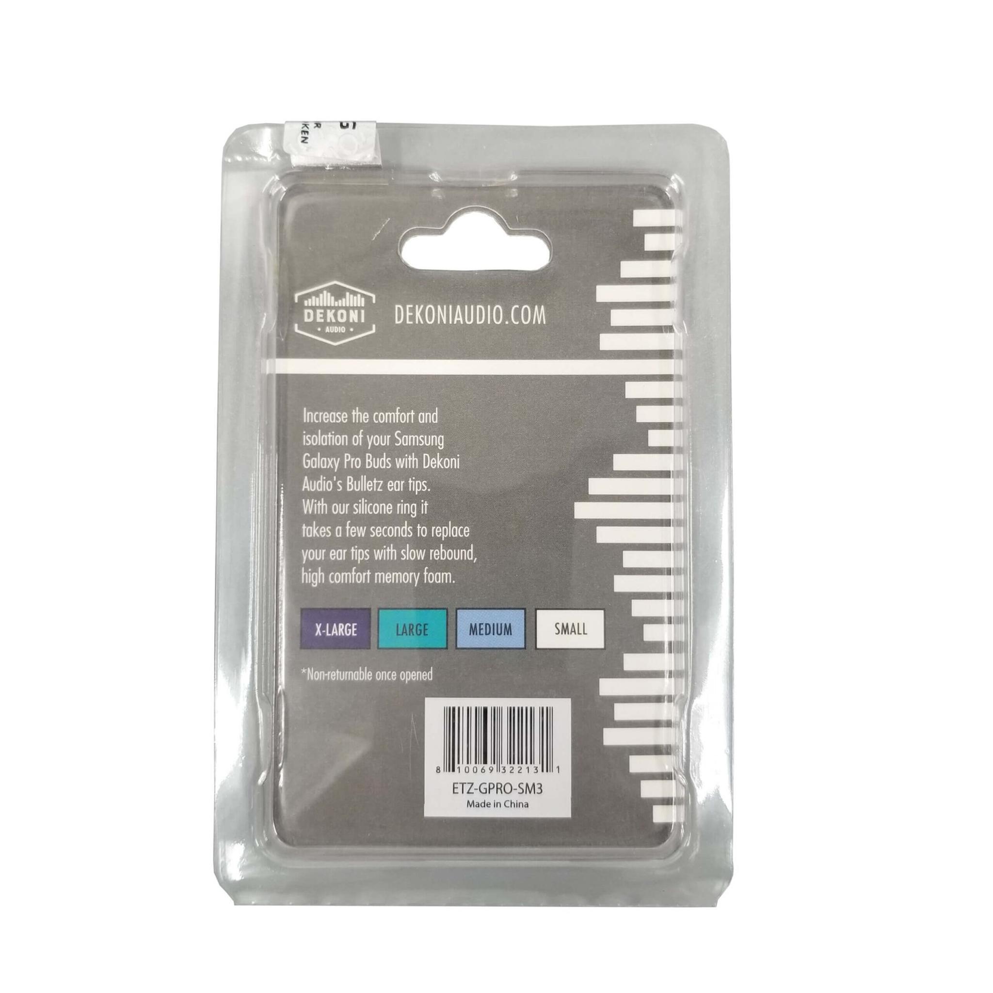 Memory Foam IEM Tips Black - Samsung Galaxy Buds Pro thumbnail 4