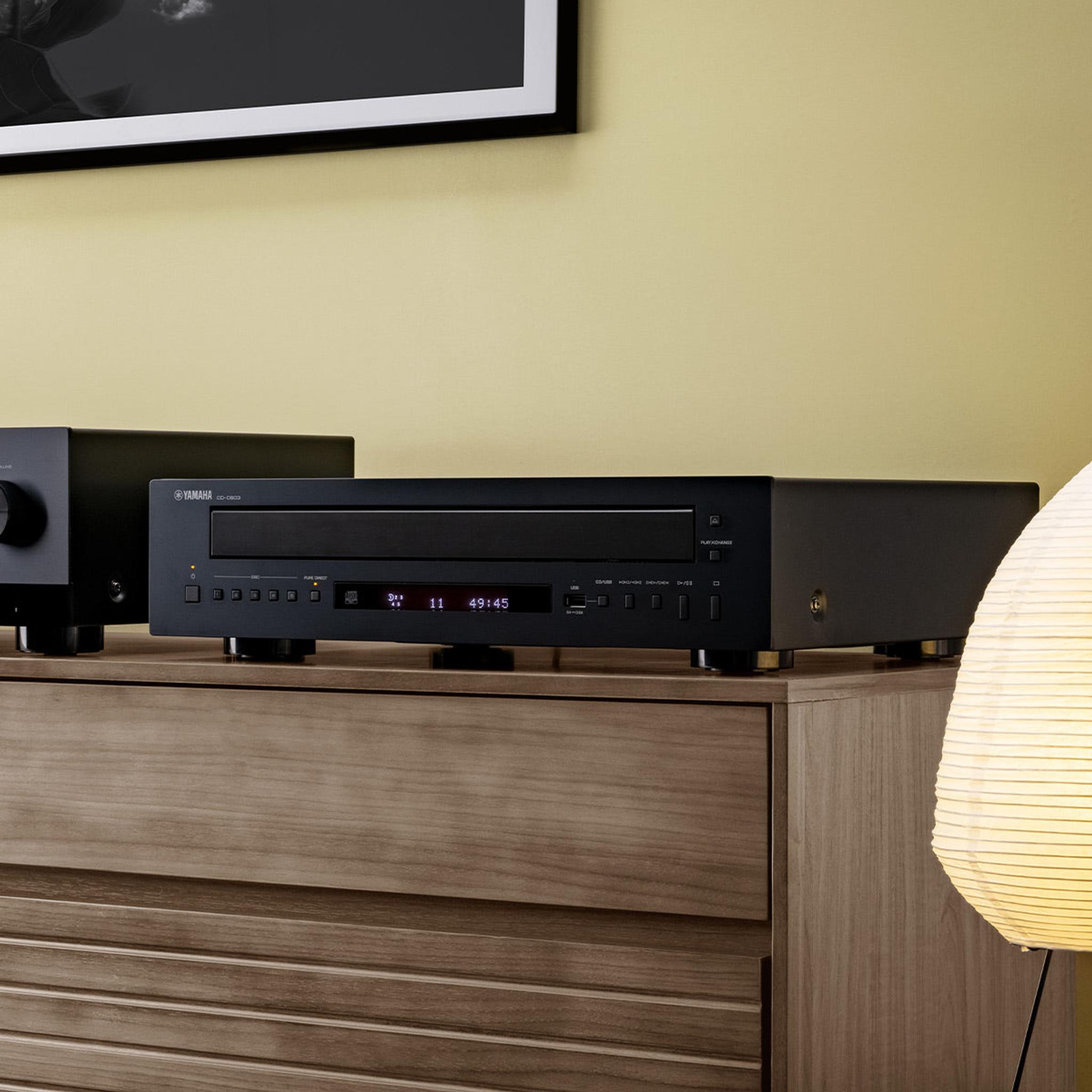 Yamaha CD-C603BL 5-Disc CD Changer with USB Playback and PlayXChange (Black) thumbnail 3