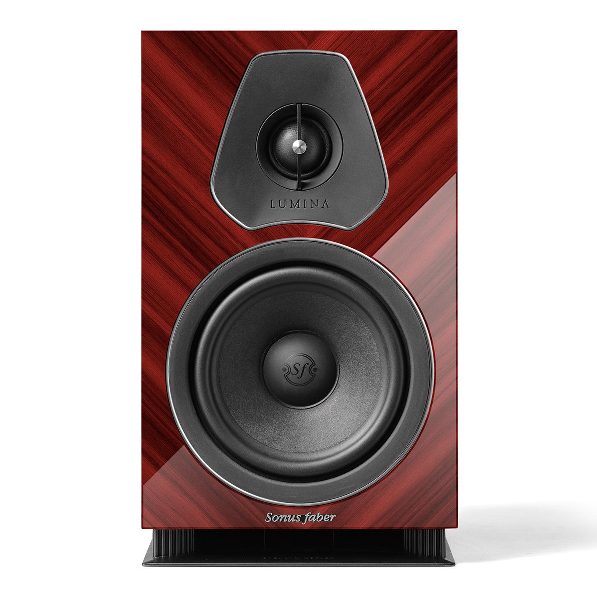 Sonus faber Lumina II Amator Bookshelf Speakers - Pair (Red) thumbnail 3