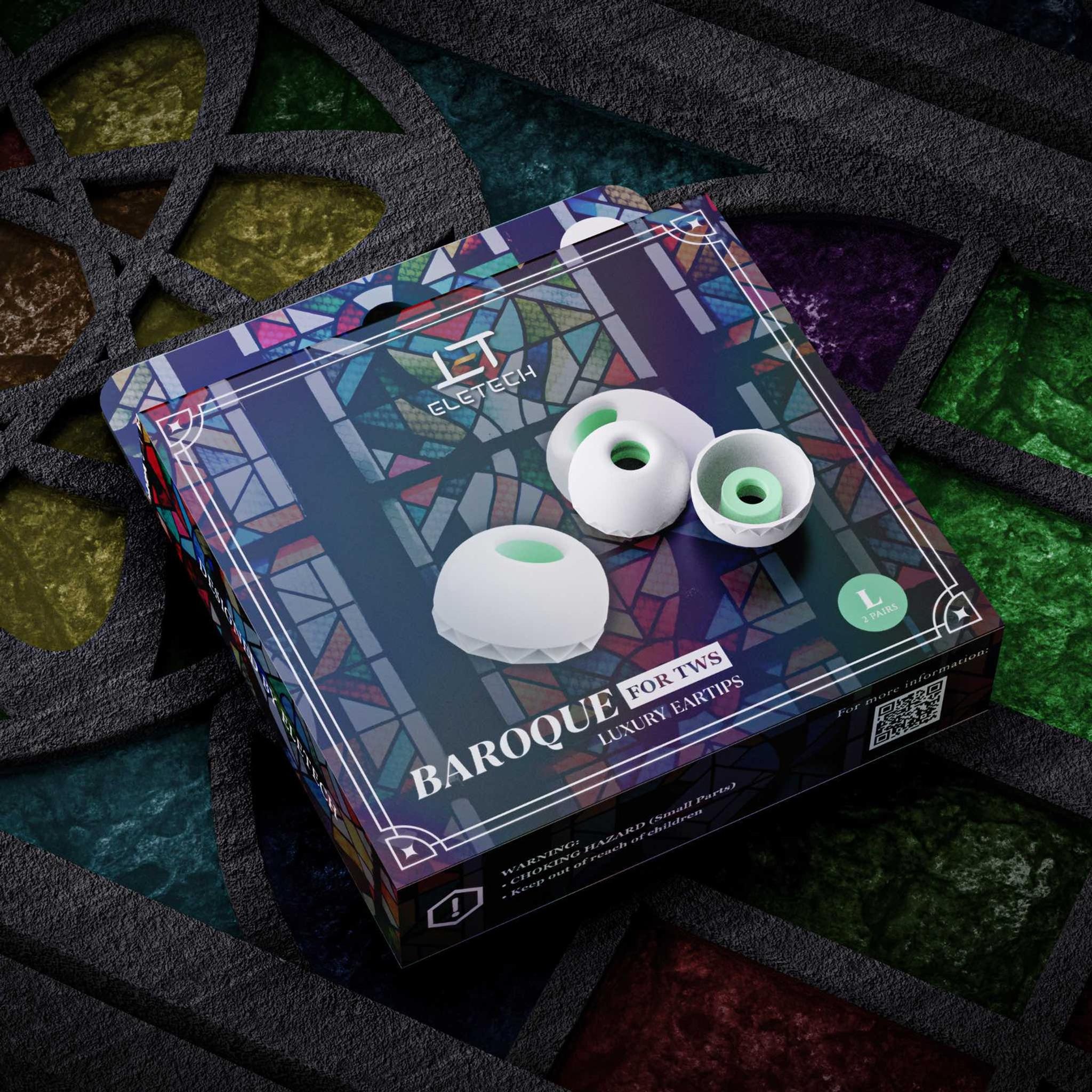Eletech Baroque TWS | Luxury HiFi Eartips for TWS thumbnail 3