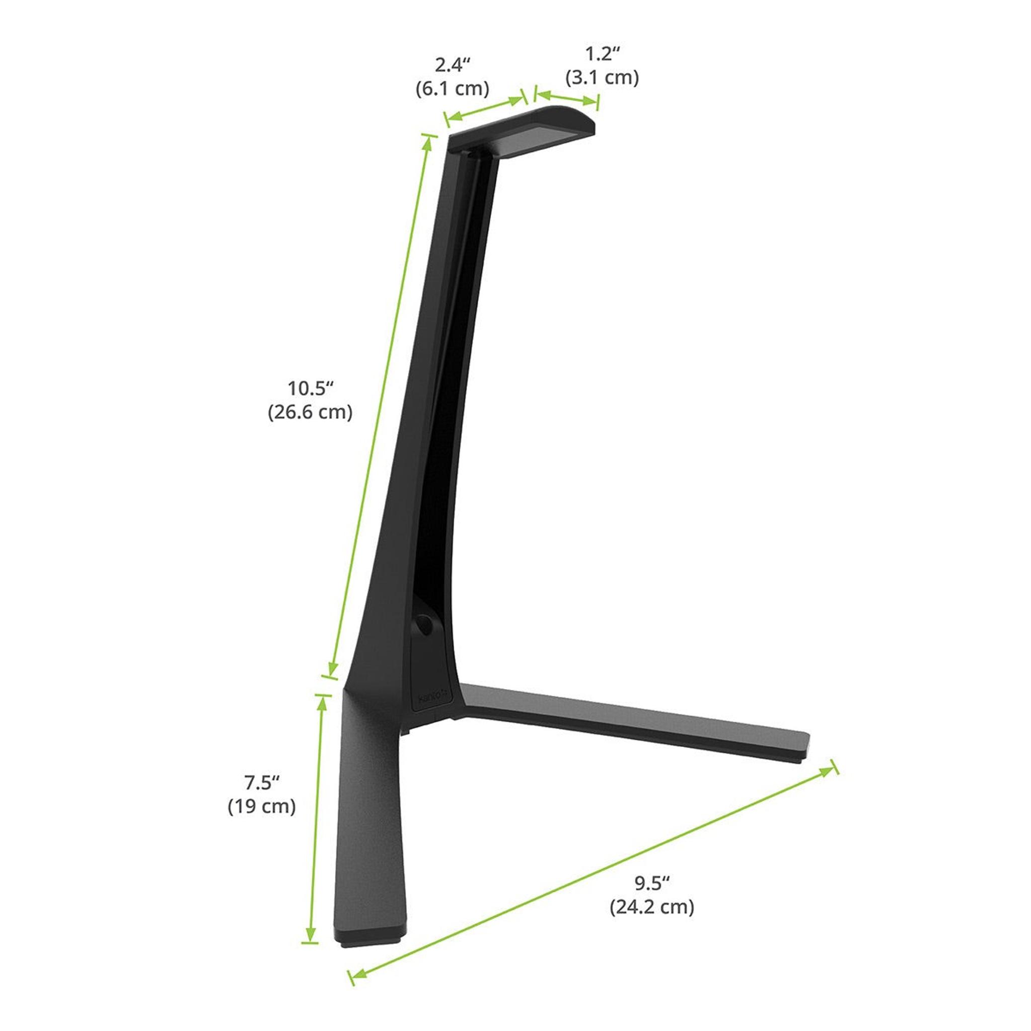 Kanto H3 Universal Desktop Headphone Stand with Adapter Holder thumbnail 8