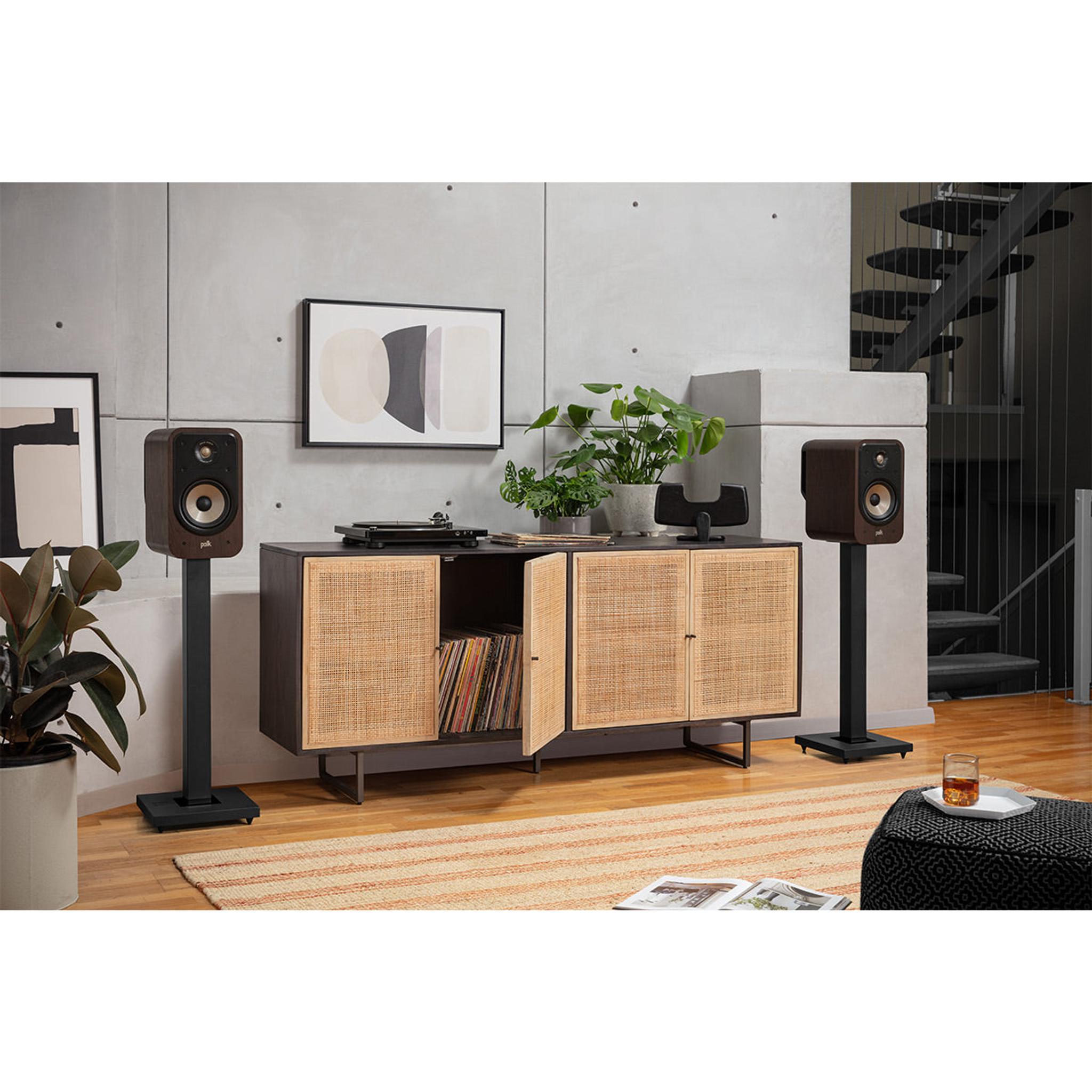 Polk Audio Signature Elite ES20 Bookshelf Speakers - Pair (Walnut) thumbnail 14
