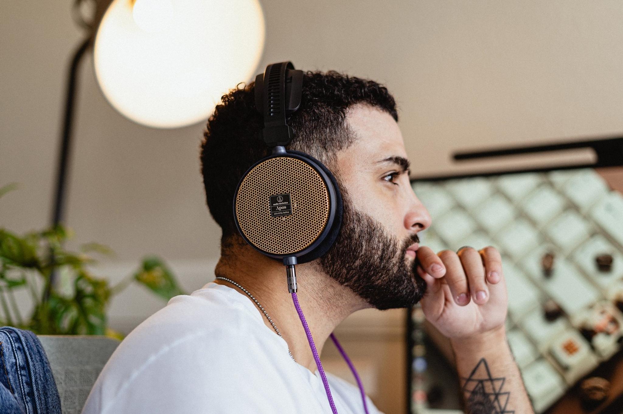 Apos x Audio-Technica ATH-R70x Refine Headphone thumbnail 3
