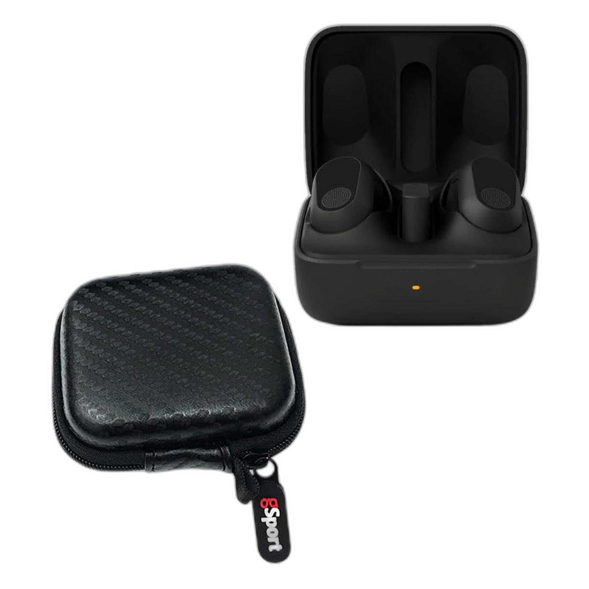 Sony WF-G700N INZONE Buds Truly Wireless Noise Cancelling Earbud Bundle with gSport Case (Black)
