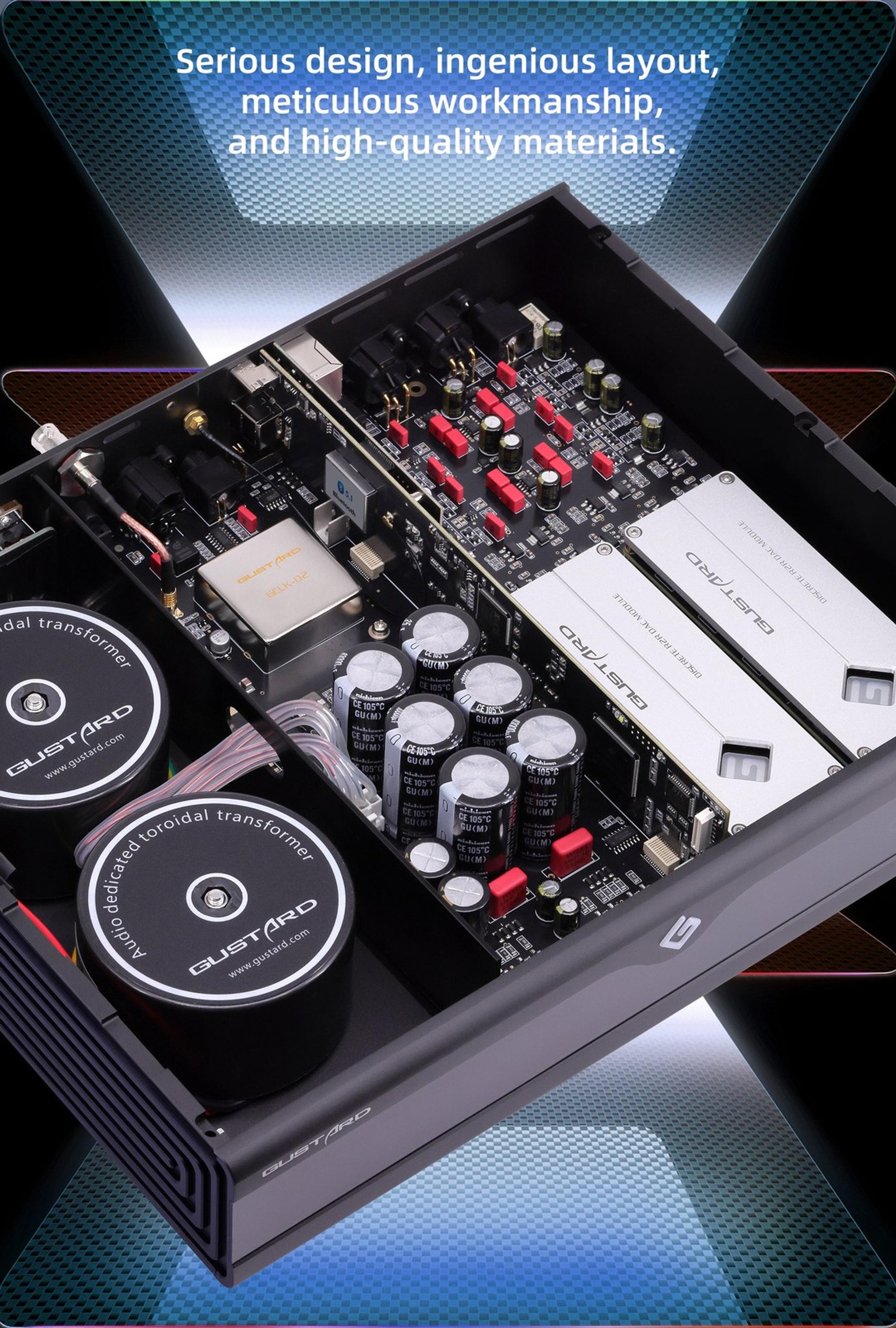 GUSTARD DAC-R26II Network Streaming R2R DAC thumbnail 9