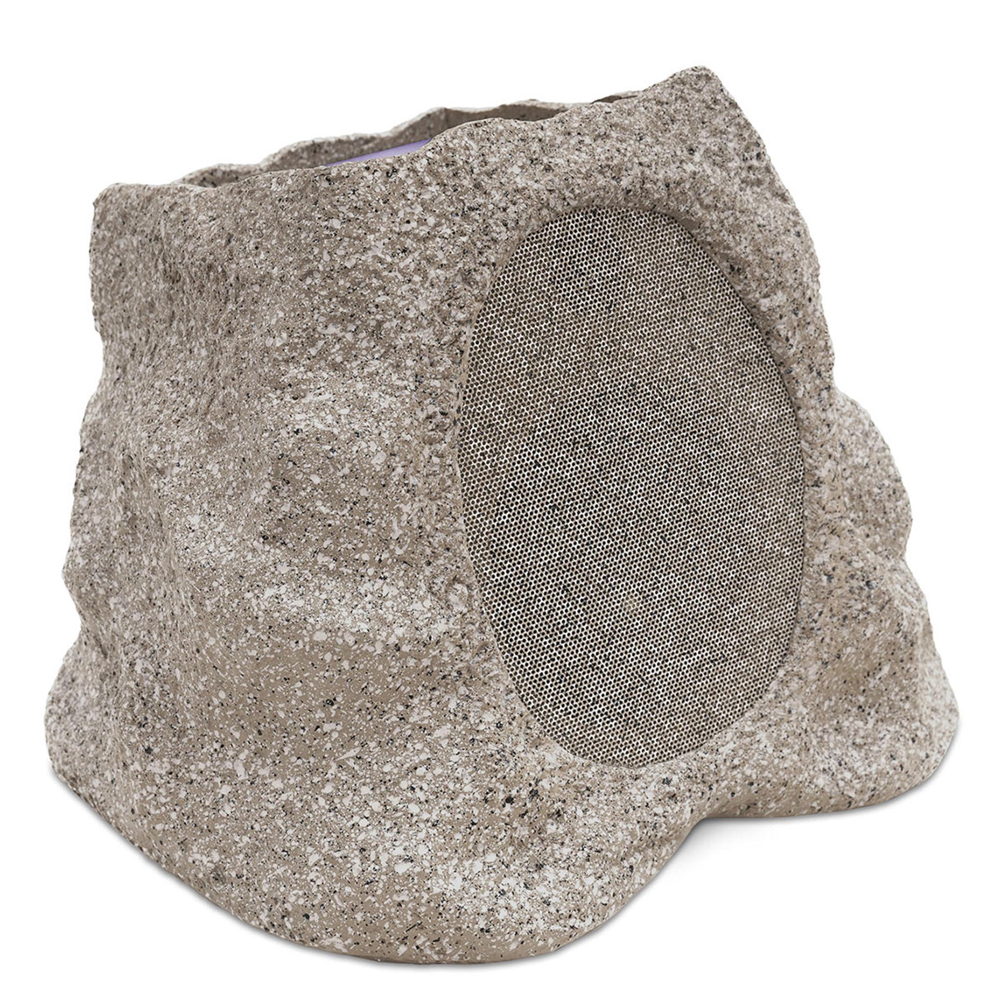 Victrola Rock Speaker Connect Bluetooth Outdoor Speaker with Solar Charging - 4 Pack (Stone) thumbnail 10