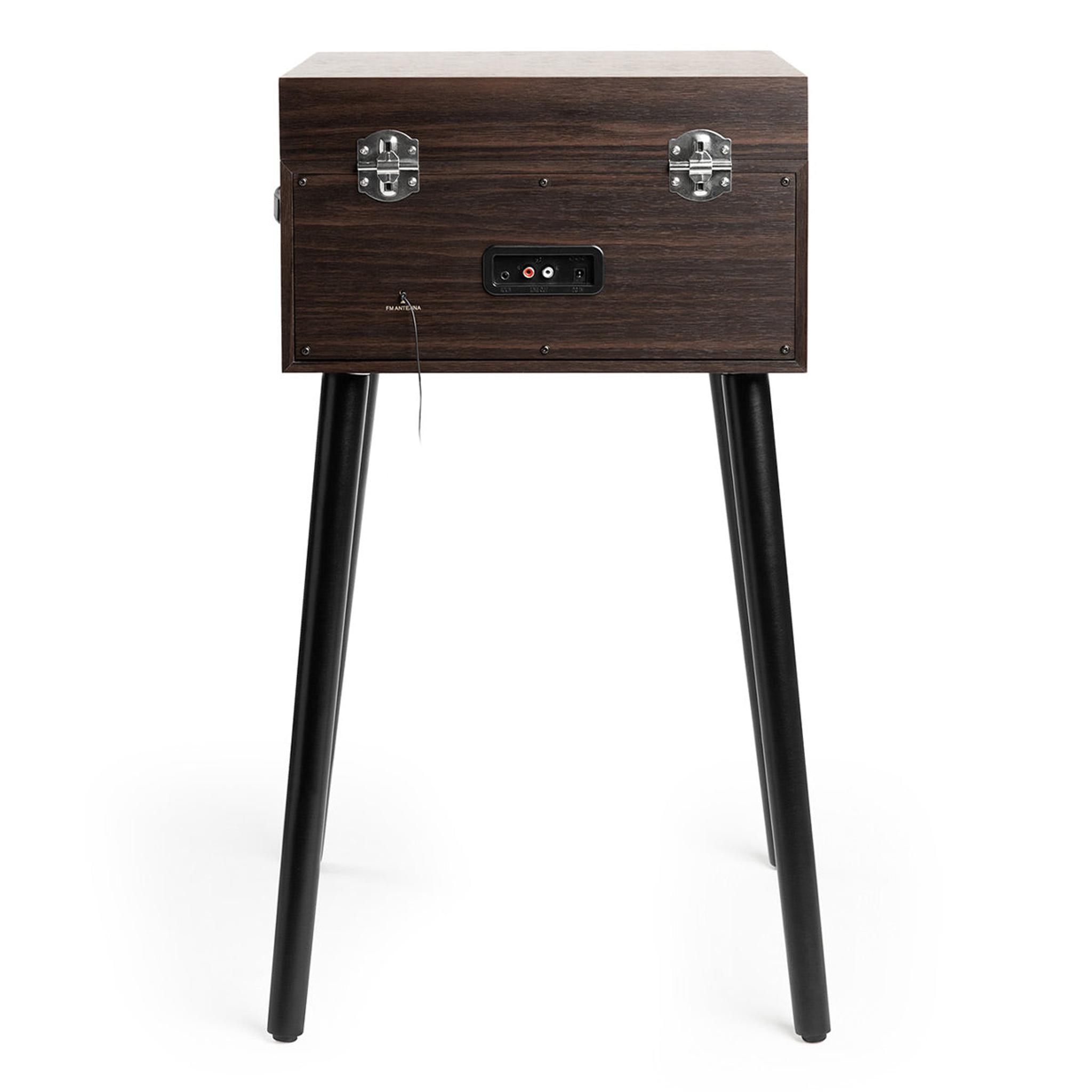 Victrola Liberty Bluetooth Record Player Stand with 3-Speed Turntable (Espresso) thumbnail 4
