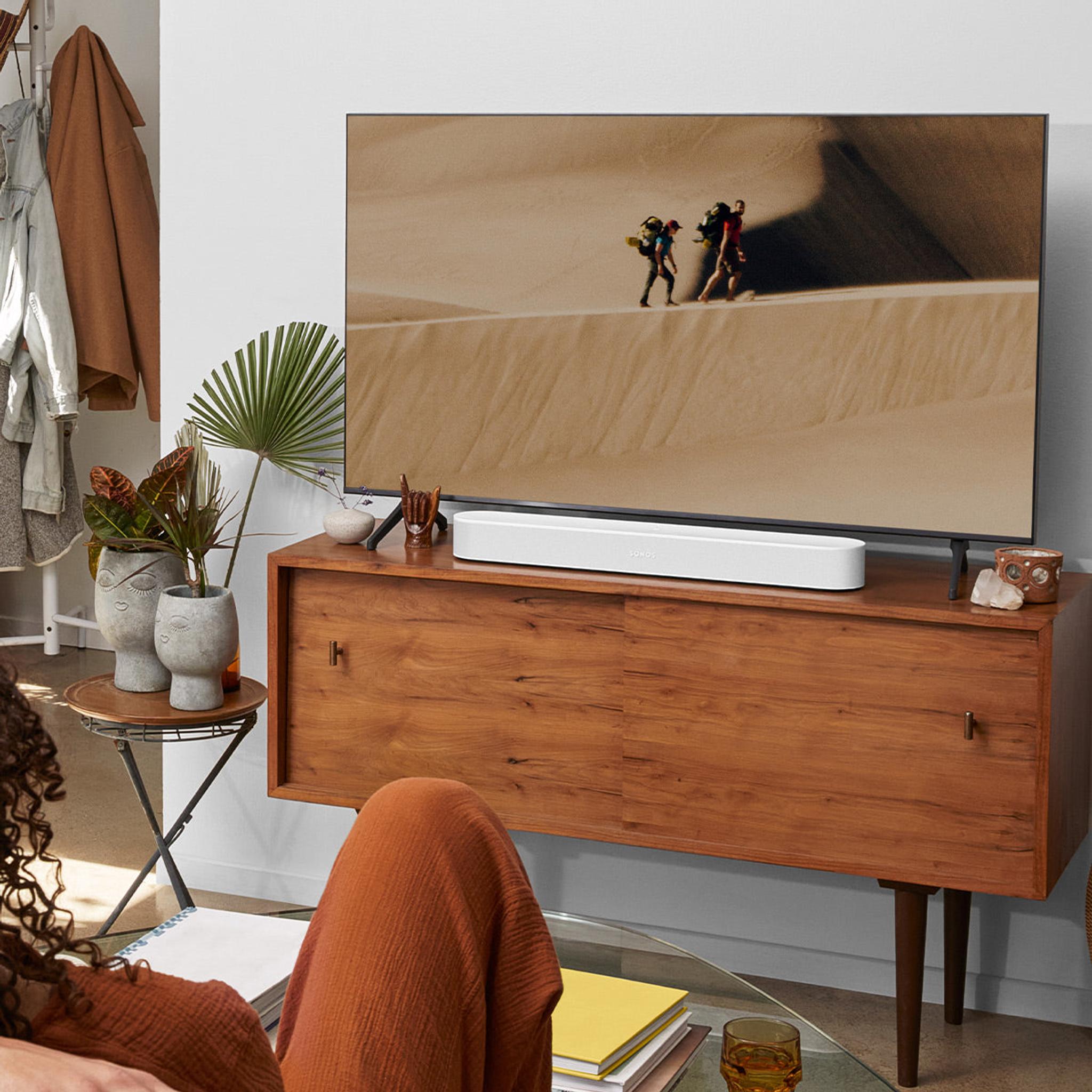 Sonos Premium Immersive Set with Beam Soundbar (Gen 2), Sub 4 Subwoofer, & Pair of Era 100 Wireless Speakers (White) thumbnail 23