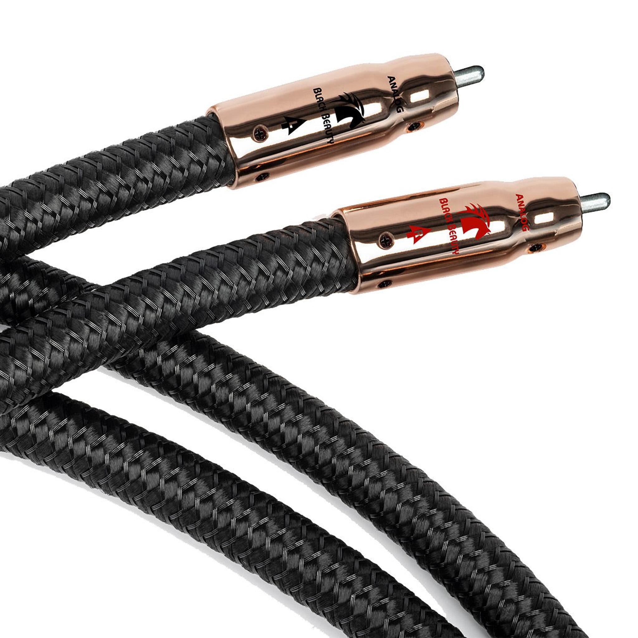 AudioQuest Black Beauty RCA Interconnect Cable - 4.92' (1.5m) thumbnail 2
