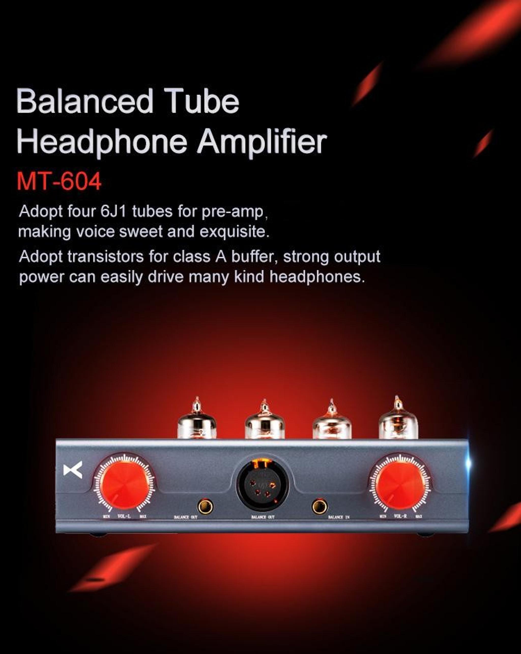 xDuoo MT-604 Balanced Tube Headphone Amplifier thumbnail 4
