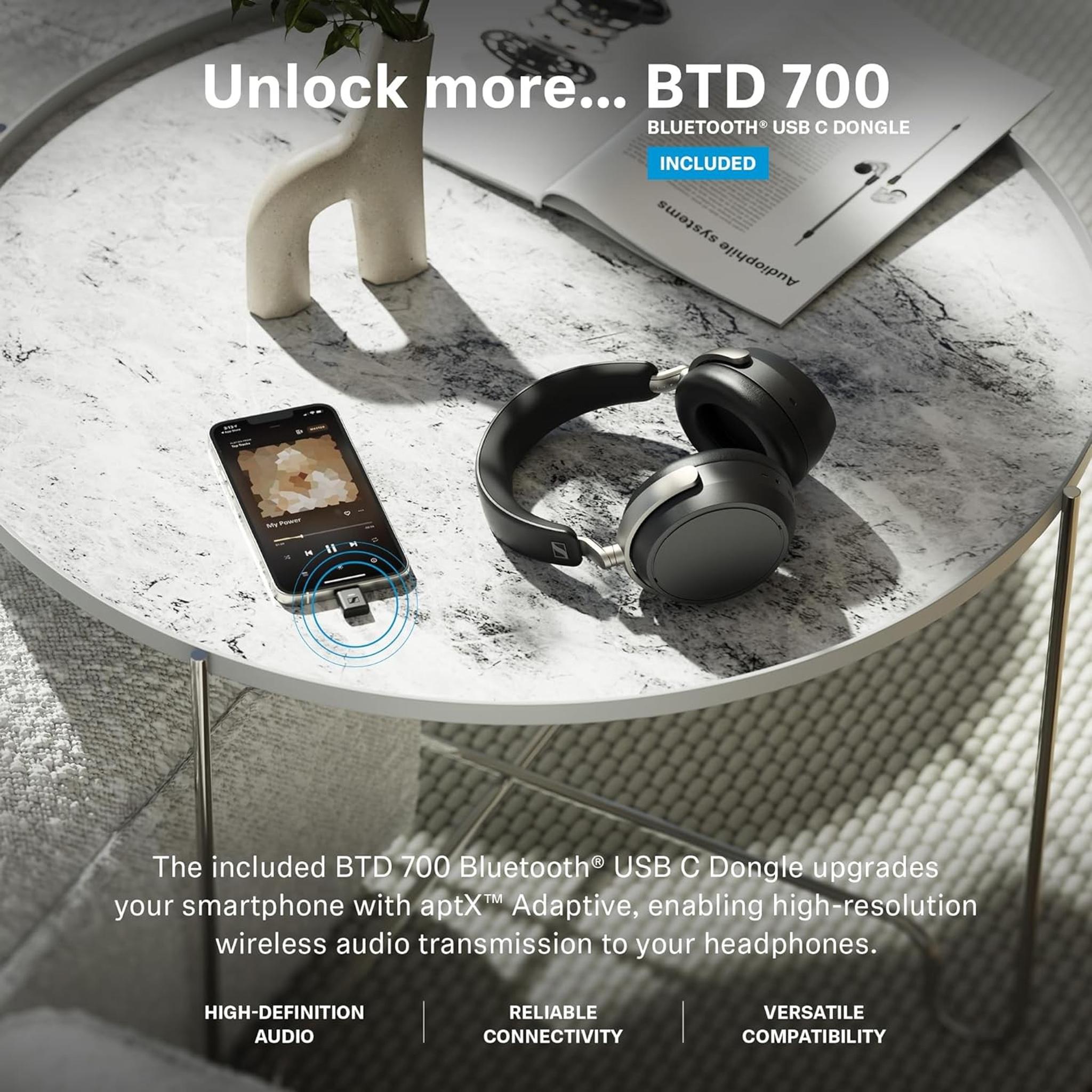 Sennheiser HDB 630 Bluetooth ANC Headphones thumbnail 4
