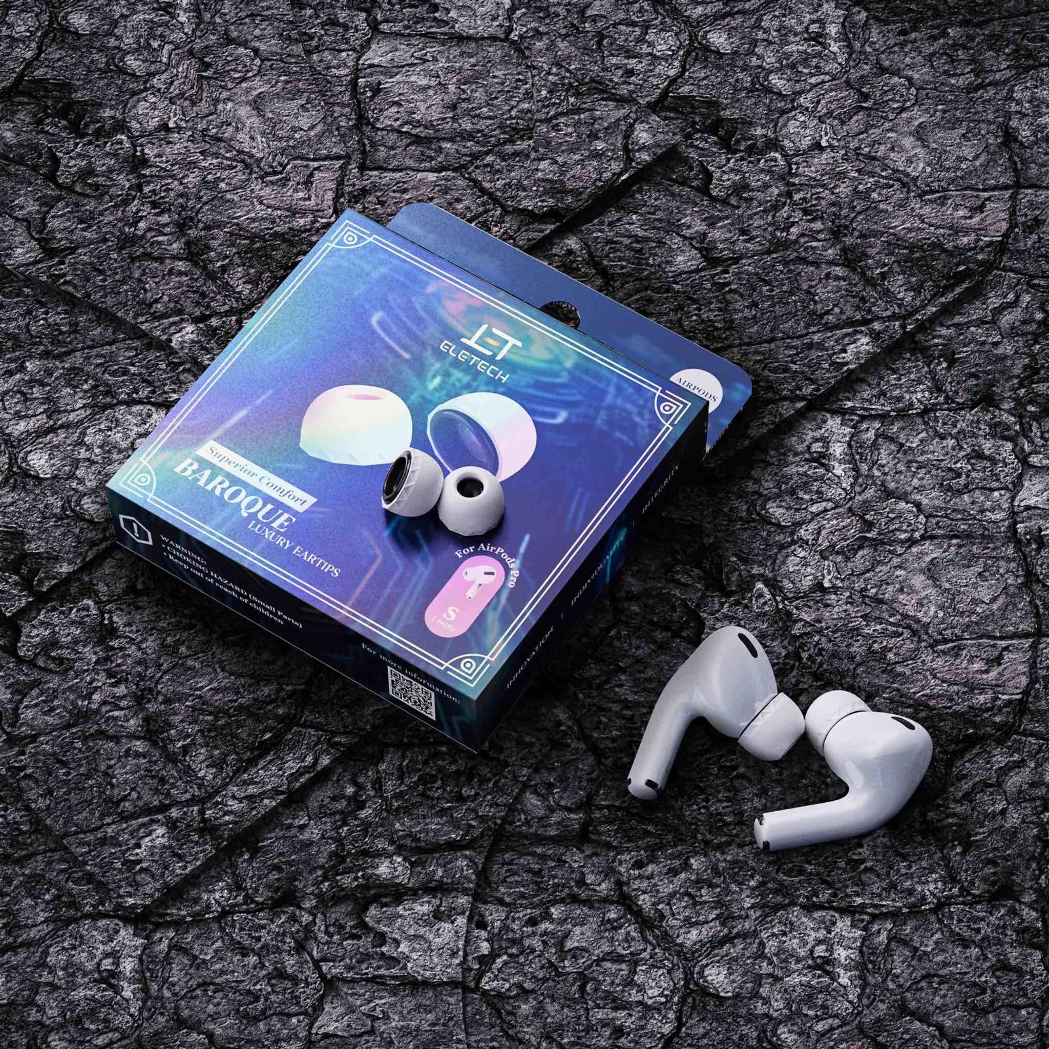 Eletech Baroque AirPods Pro | Luxury HiFi Eartips for IEMs thumbnail 2