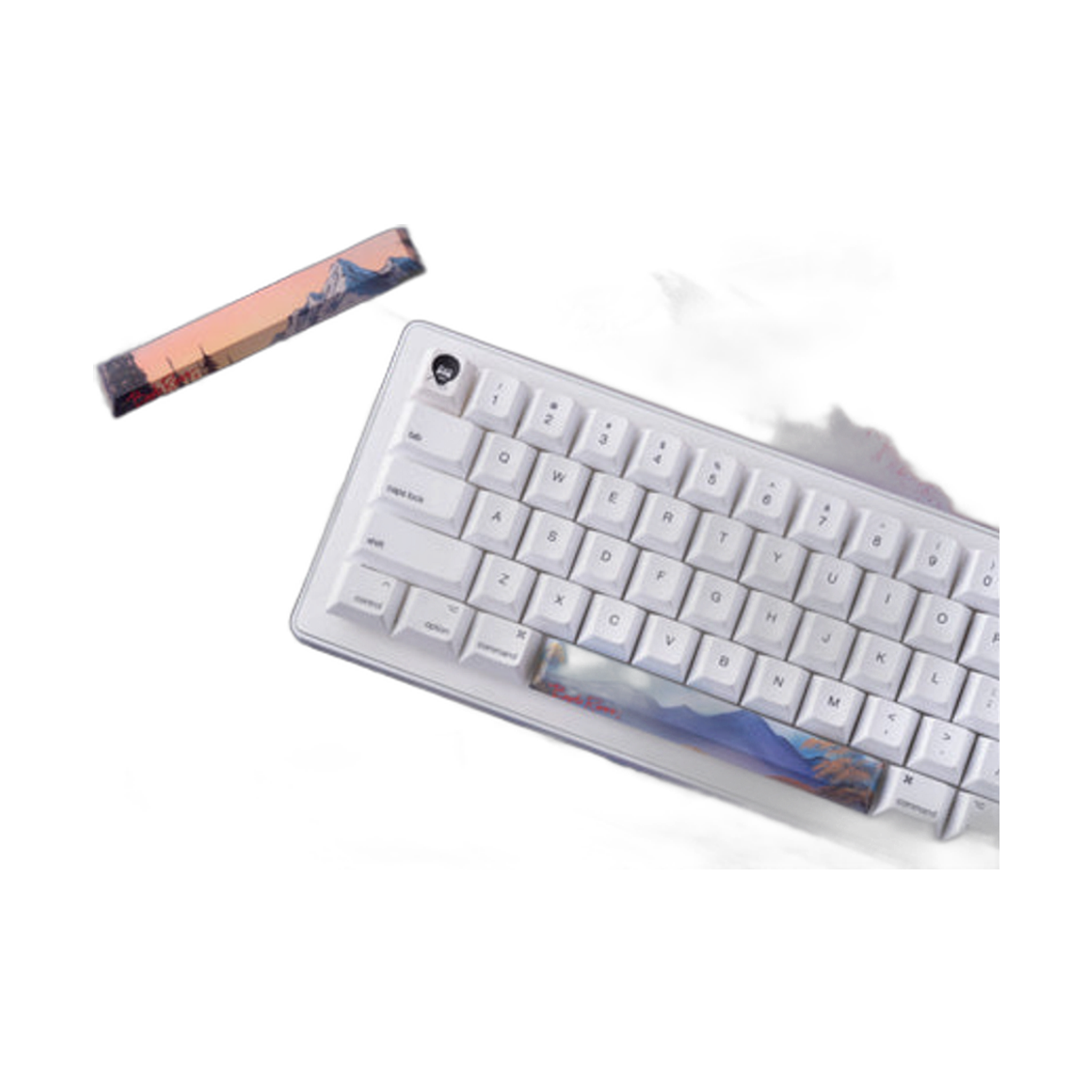 Apos x Bob Ross Panoramic Scenic Keycaps