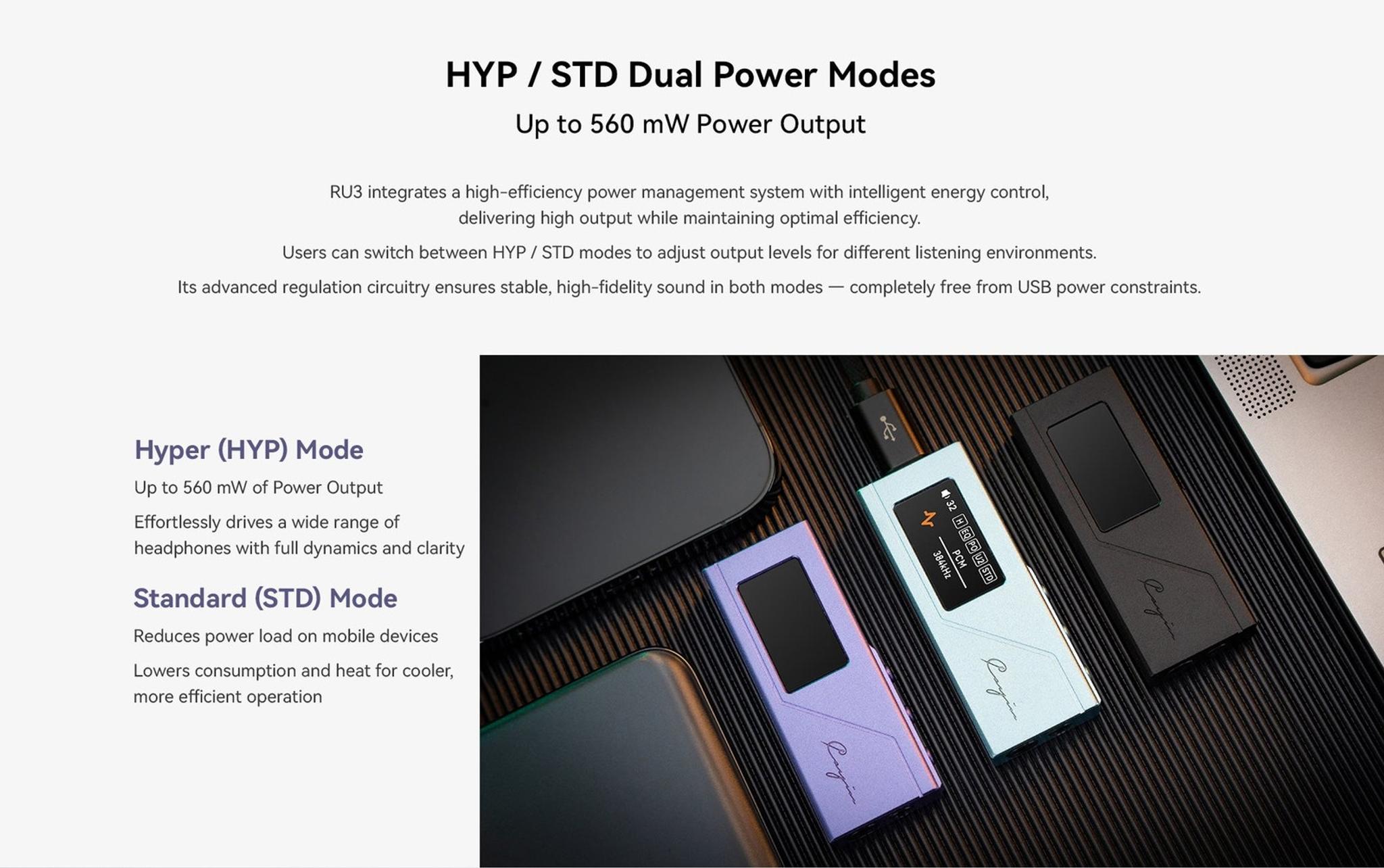 Cayin RU3 Portable USB DAC/Amp thumbnail 6