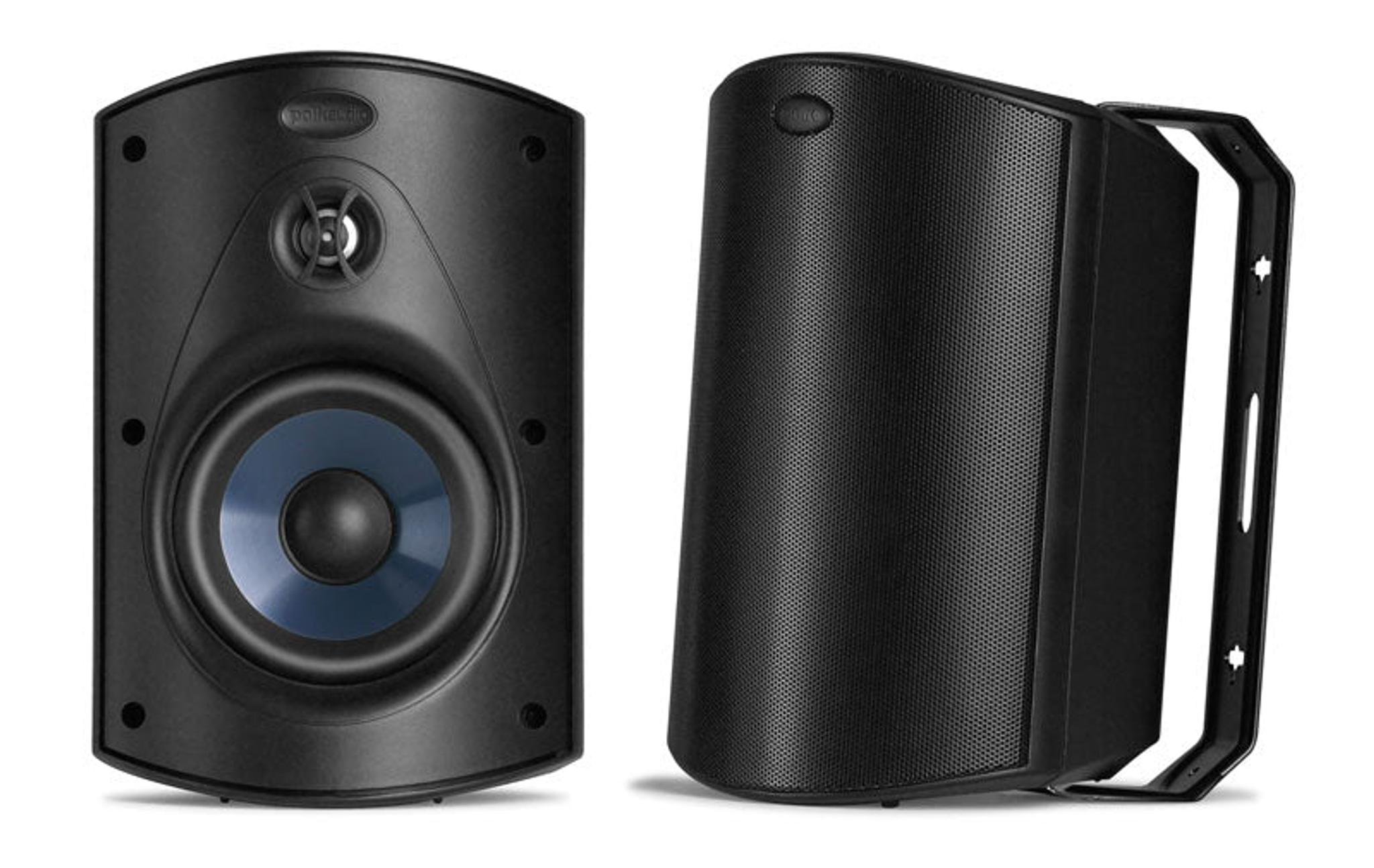 Polk Audio Atrium 5 All-Weather Outdoor Loudspeaker - Pair (Black) - Image 1