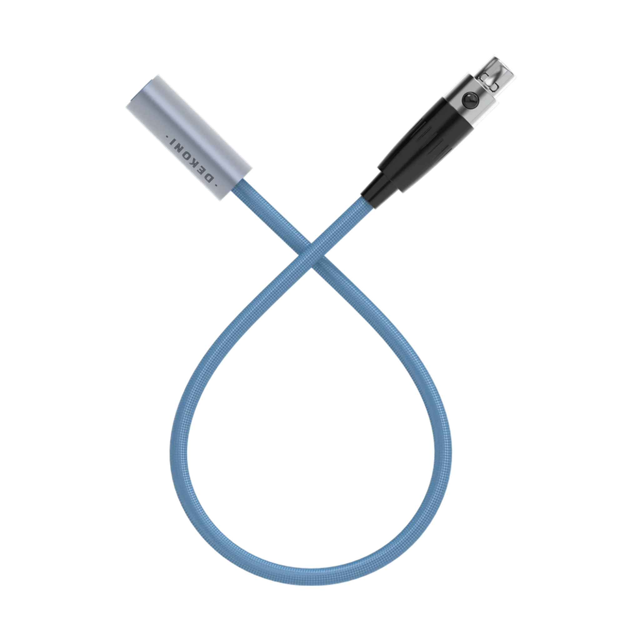 Dekoni Audio Ensemble Post-Split Nylon Wrapped Cable with Single 3-pin Mini XLR