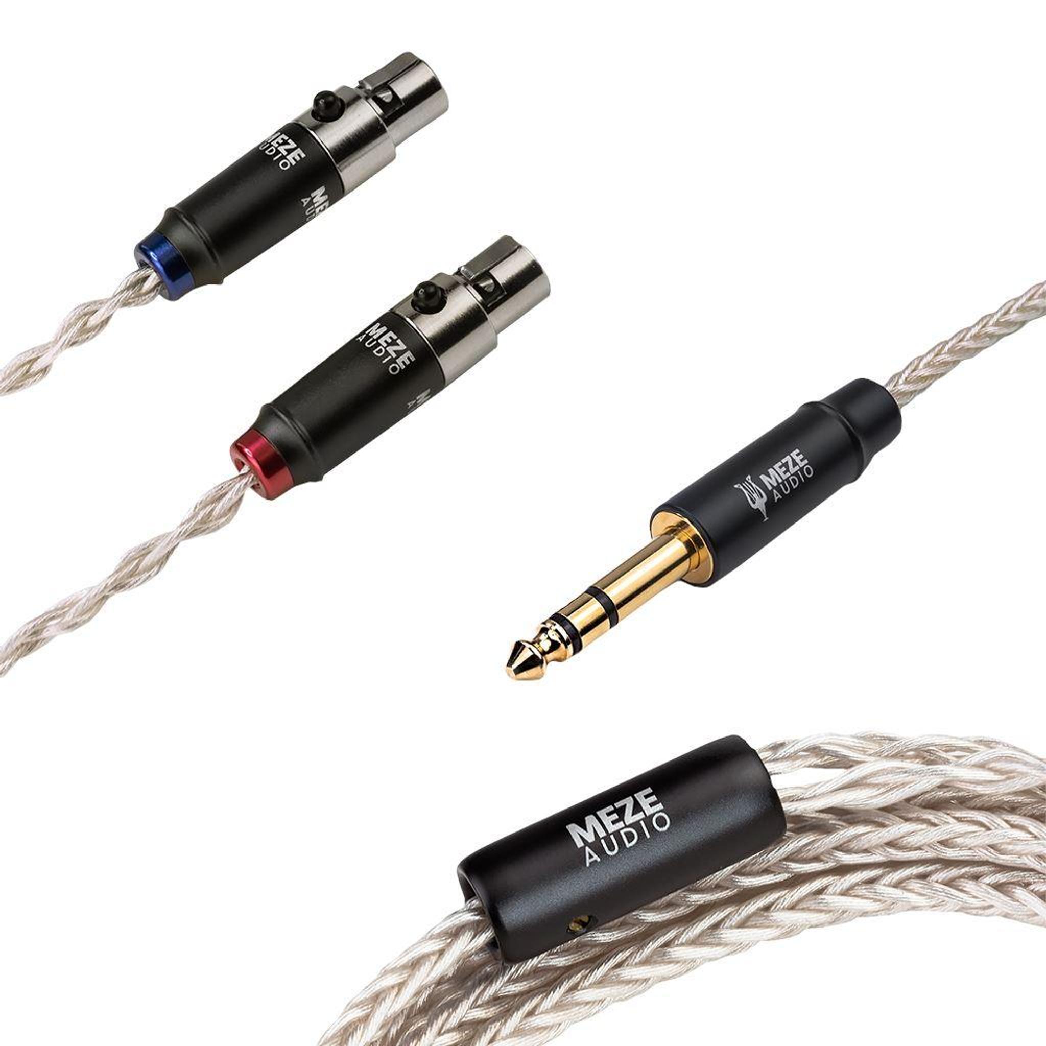 Meze Audio Silver PCUHD 4-Pin Mini-XLR Replacement Cable thumbnail 3