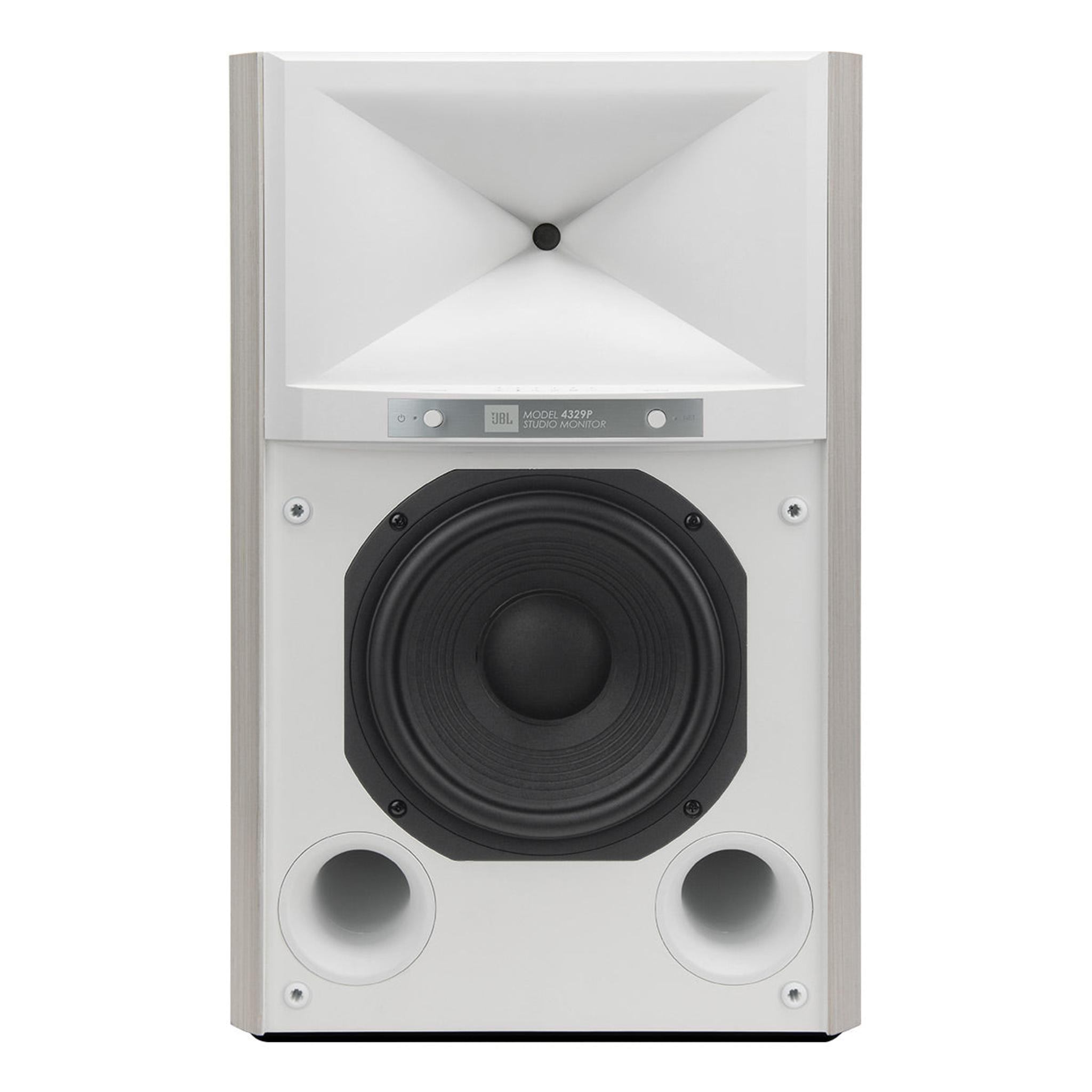 JBL 4329P Studio Monitor Powered Loudspeaker System (White) thumbnail 9