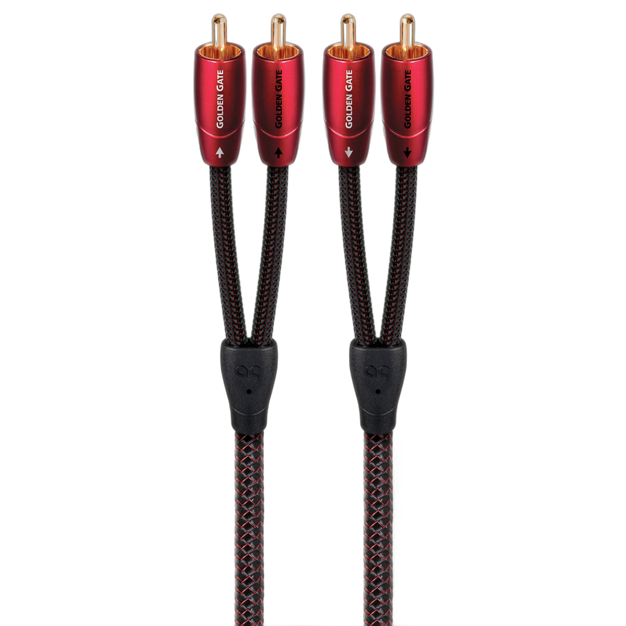 AudioQuest Golden Gate RCA to RCA Analog Interconnect Cable - 0.6 meters - Image 1