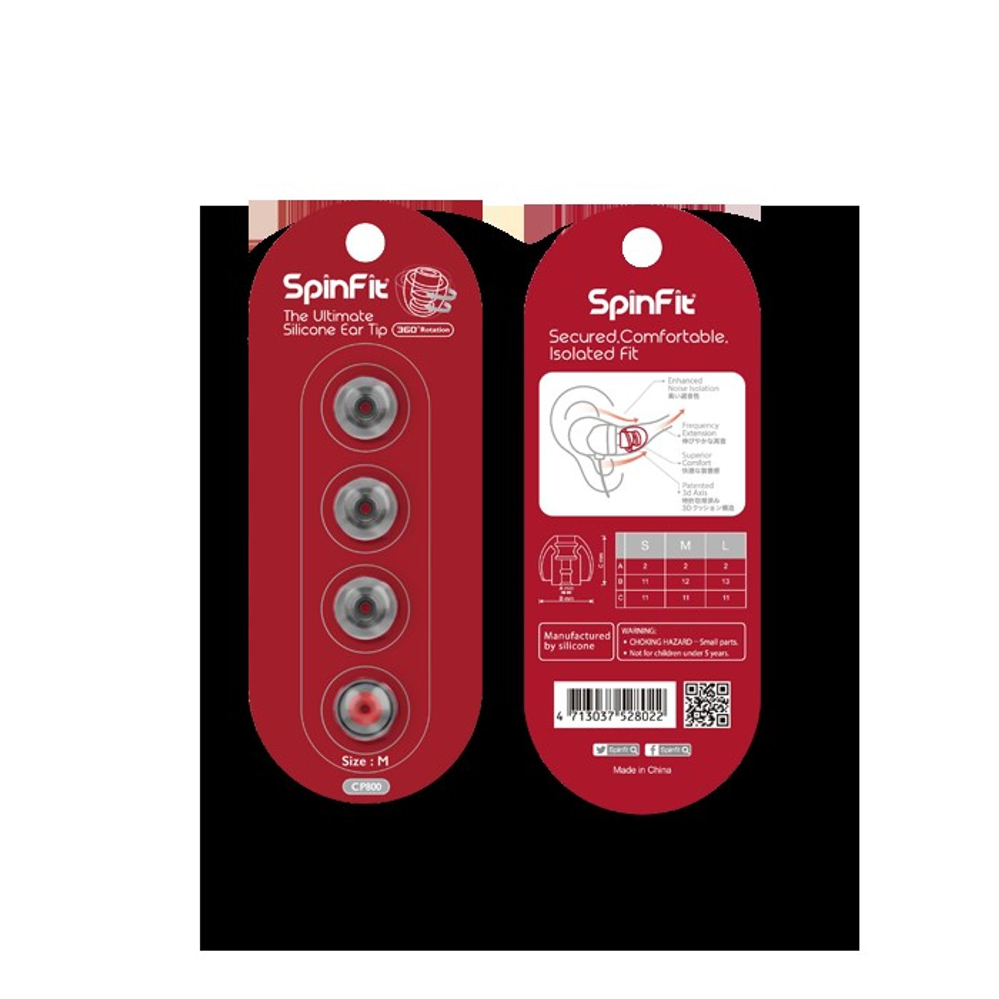 SpinFit CP800 | Premium Eartips (2 Pairs) thumbnail 5
