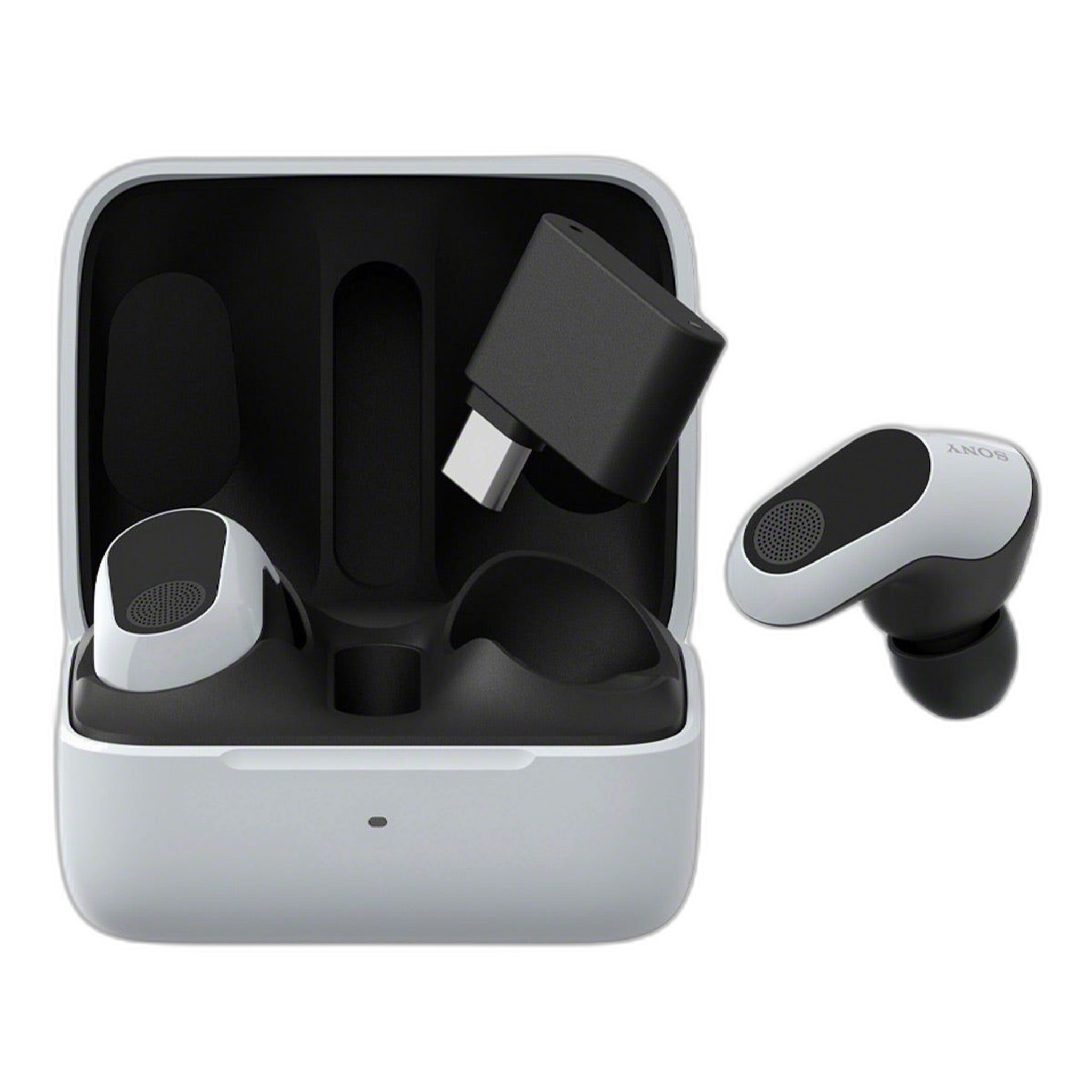 Sony WF-G700N INZONE Buds Truly Wireless Noise Cancelling Earbud Bundle with gSport Case (White) thumbnail 4