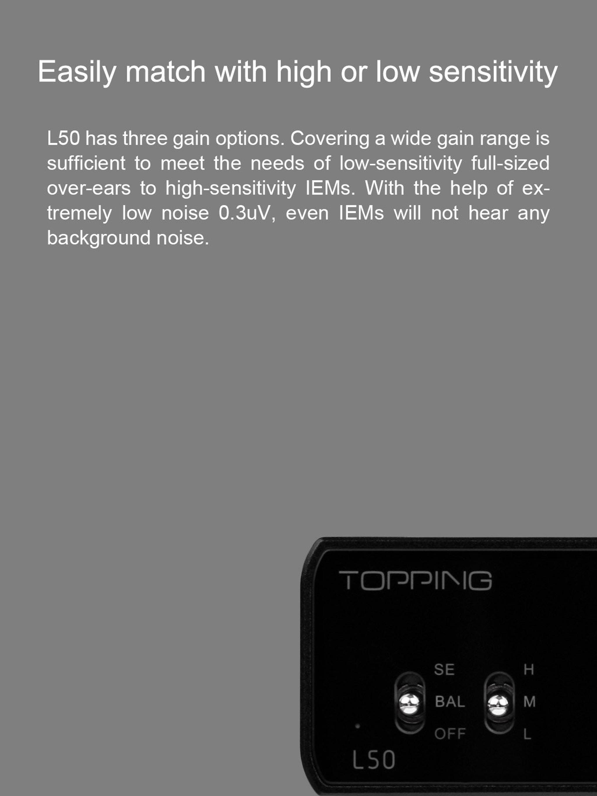 TOPPING L50 Headphone Amp thumbnail 9