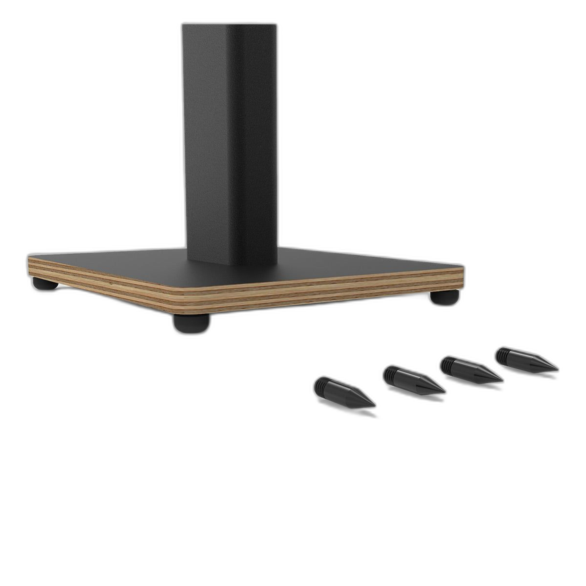 Kanto ST34P 34" Universal Bookshelf Speaker Floor Stand with Plywood Base- Black (Pair) thumbnail 9