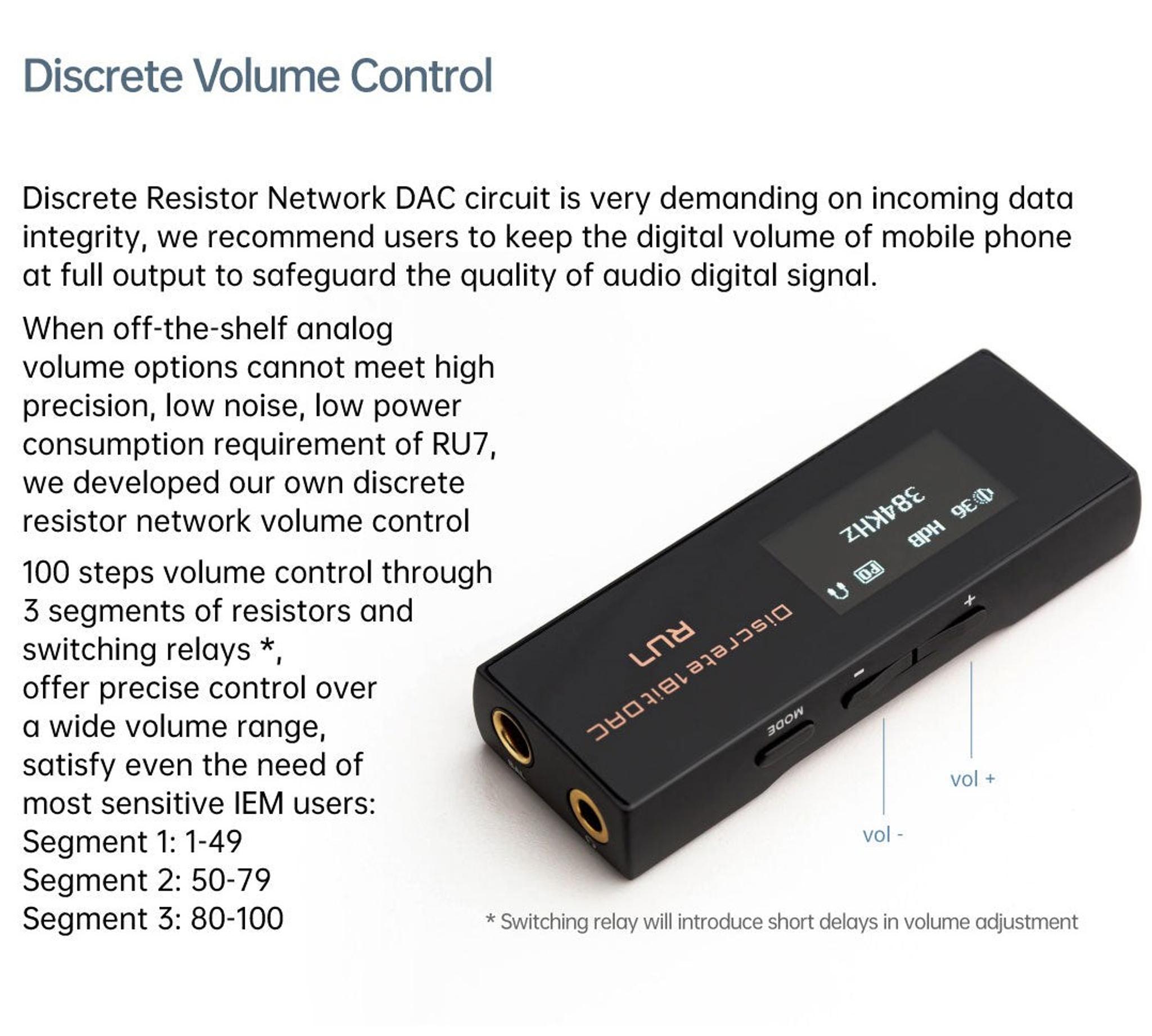Cayin RU7 1-Bit Resistor Network Portable DAC thumbnail 6