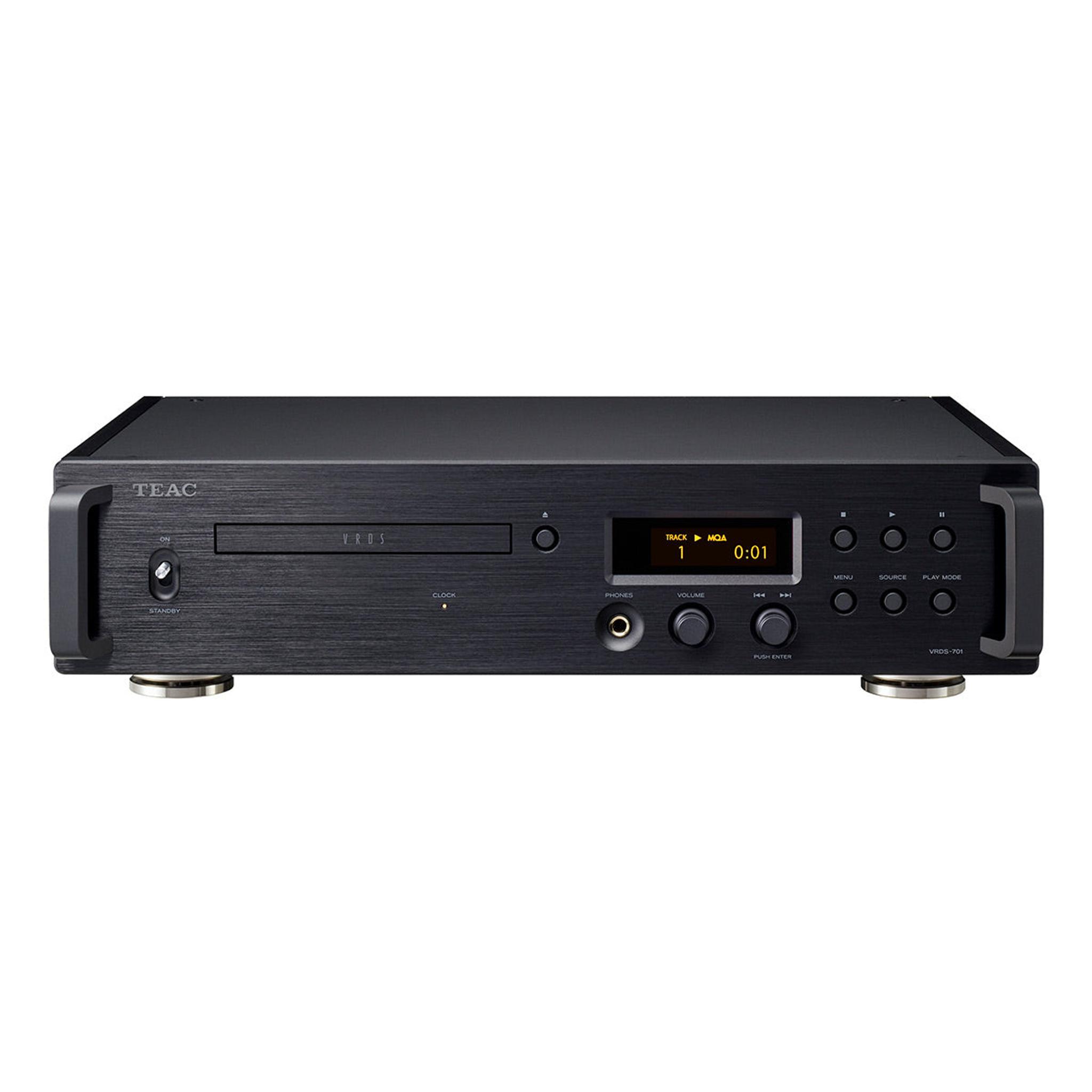 TEAC VRDS-701 Fully-Balanced CD Player with Preamplifier, 32-bit Discrete DAC, and Headphone Amplifier - Image 1