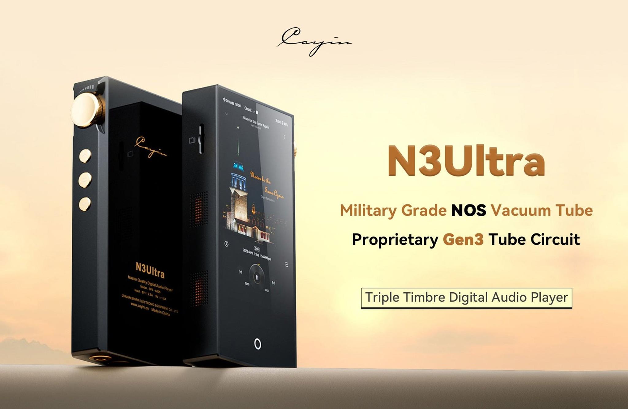 Cayin N3Ultra Triple Timbre Digital Audio Player thumbnail 2