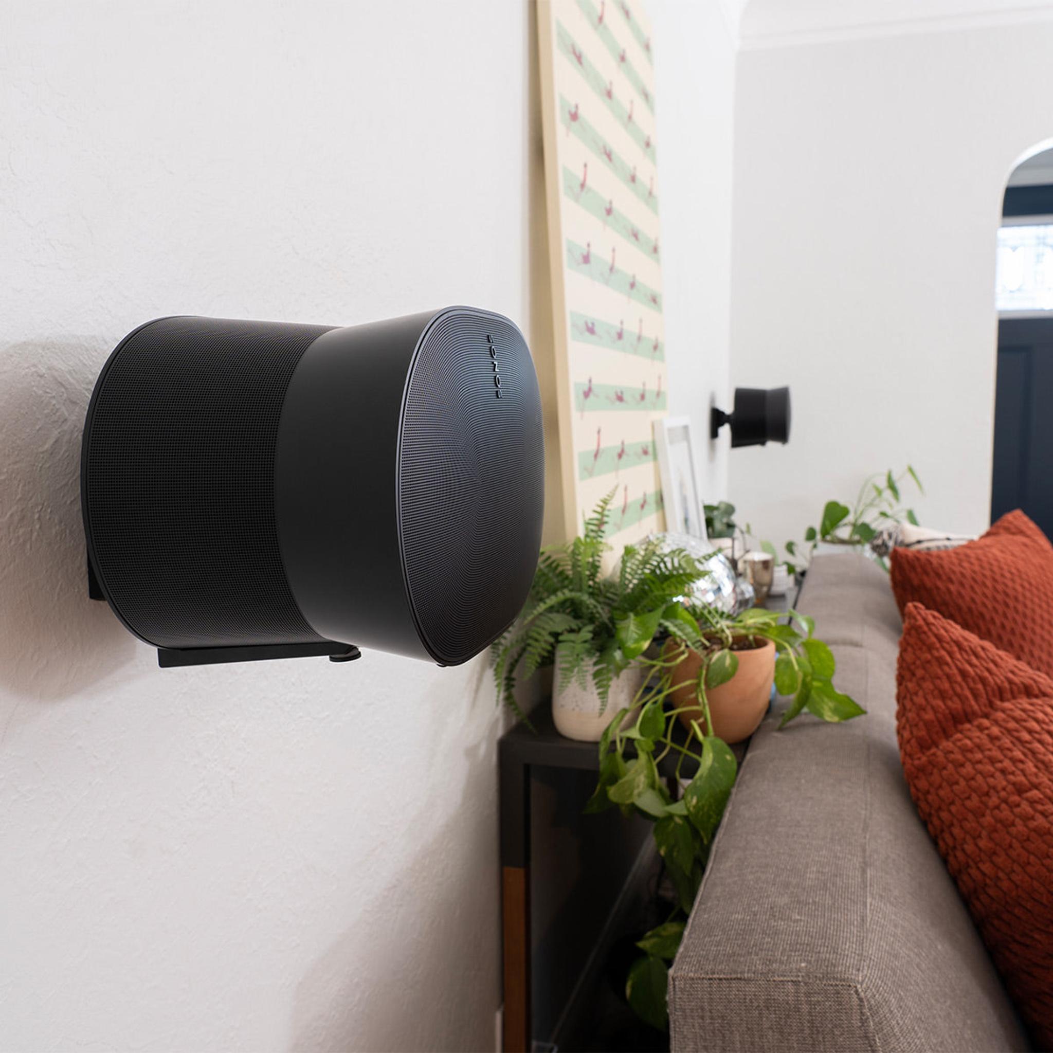 Sanus Adjustable Speaker Wall Mount for Sonos Era 300 - Each (Black) thumbnail 3