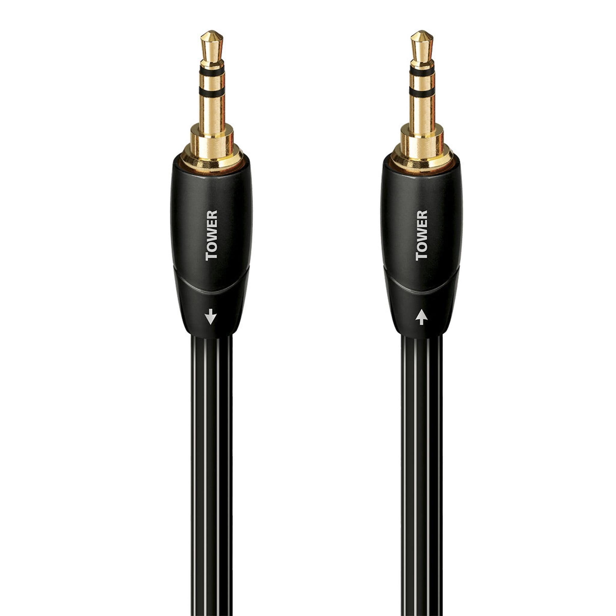 AudioQuest Tower 3.5mm to 3.5mm Cable - 4.92 ft. (1.5m) - Image 1