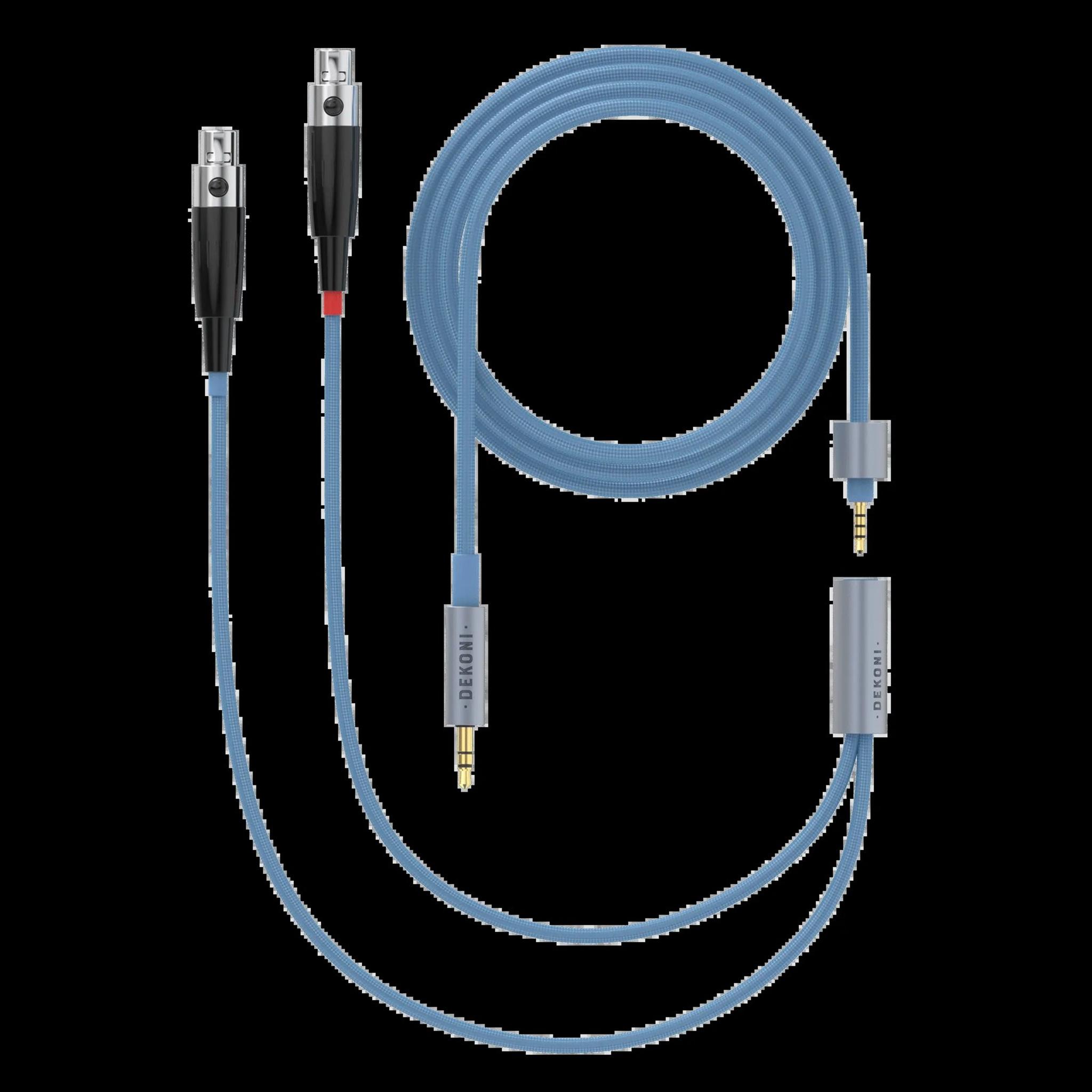 Dekoni Audio Ensemble 1/8" 64" Nylon Jacket Cable with 4-pin Mini XLR Headphone Connectors thumbnail 2