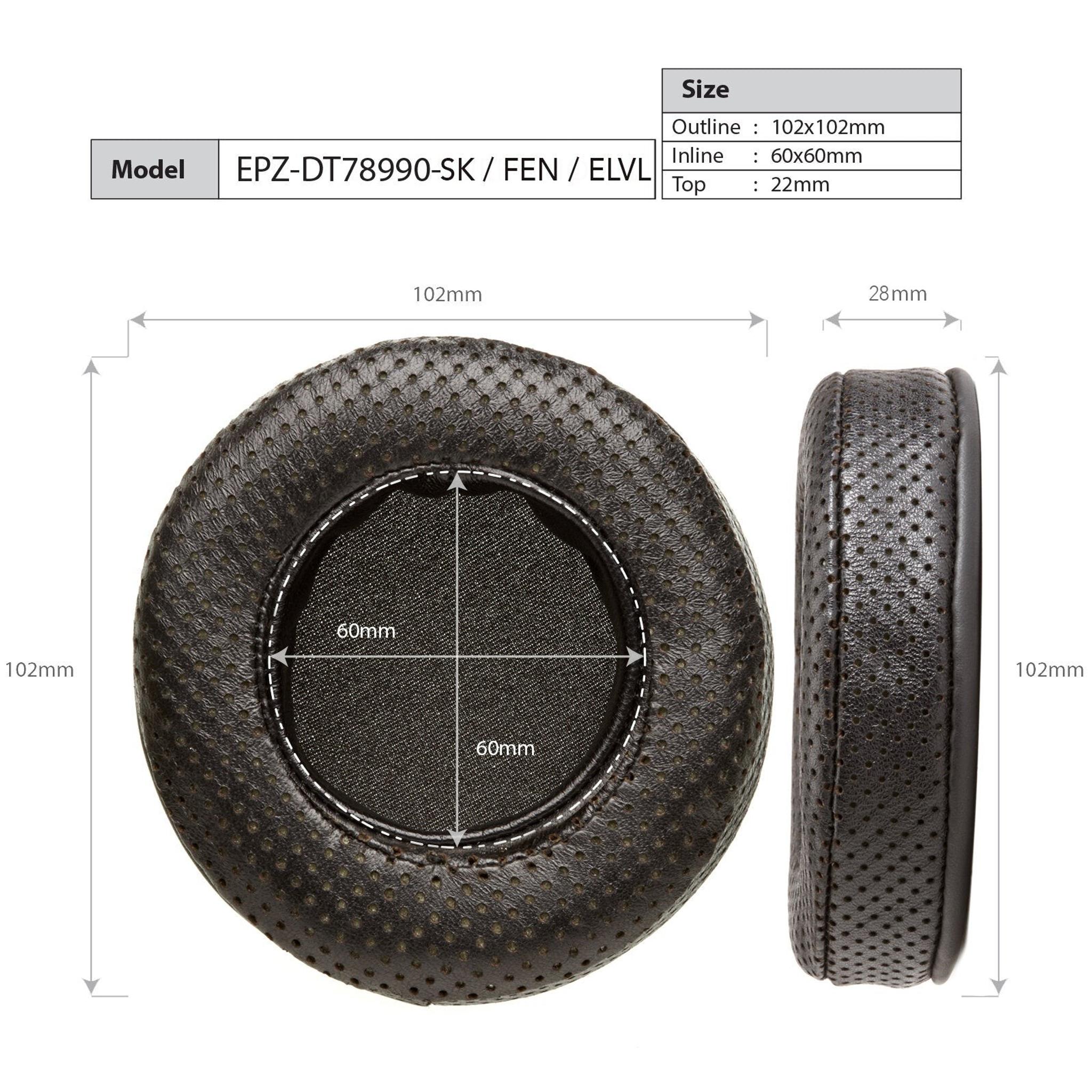 Dekoni Audio EPZ-DT78990-ELVL Replacement Ear Pads for Beyerdynamic DT and AKG K Series Elite Velour thumbnail 7