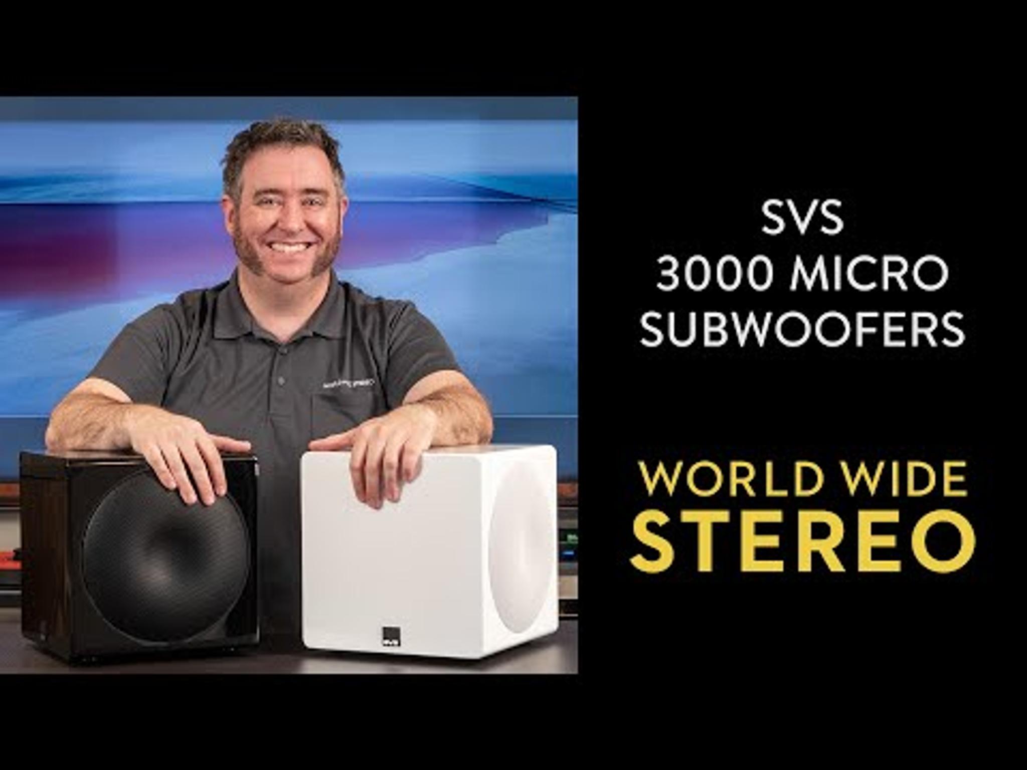 SVS 3000 Micro Sealed Subwoofer with Fully Active Dual 8-inch Drivers (Piano Gloss White) thumbnail 3
