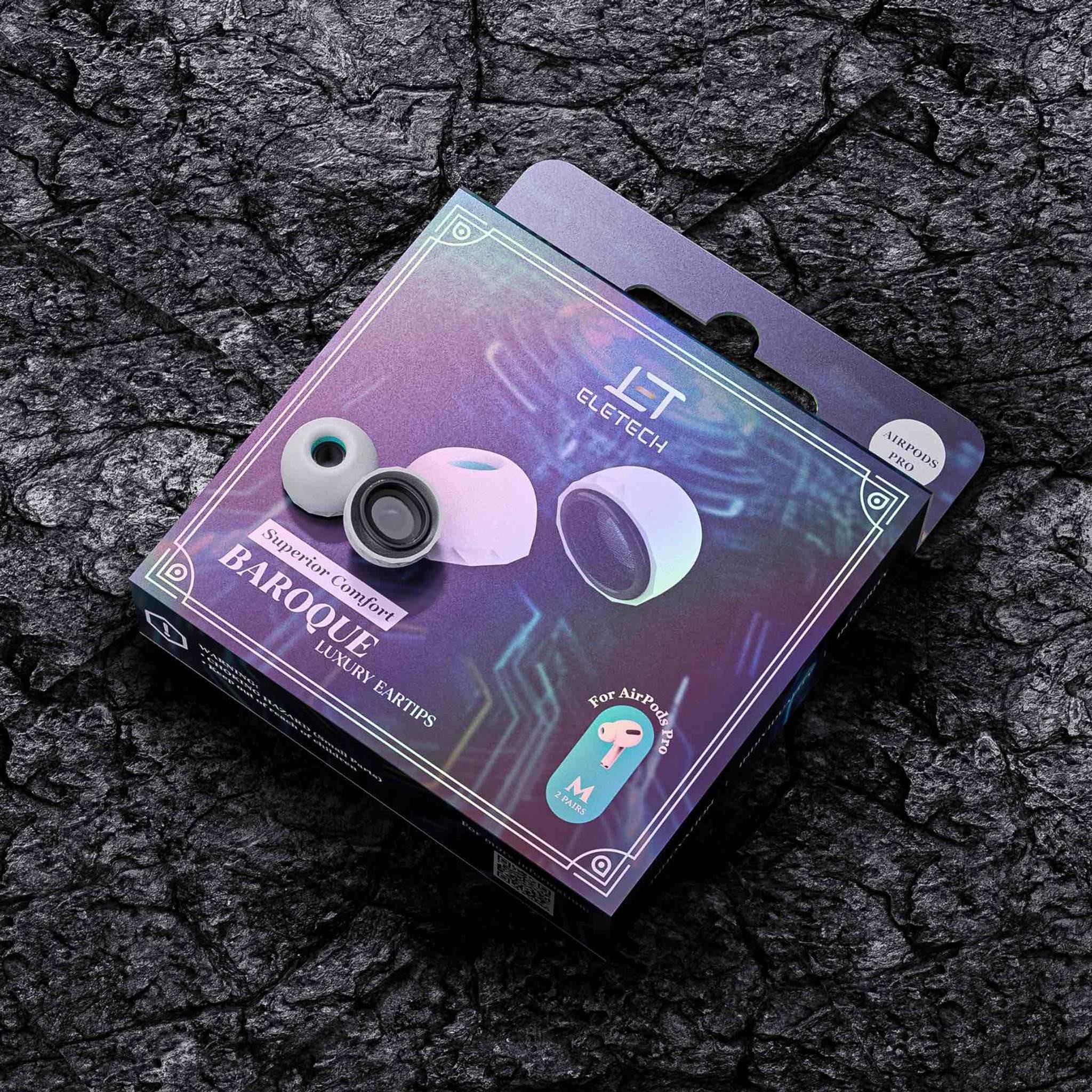 Eletech Baroque AirPods Pro | Luxury HiFi Eartips for IEMs thumbnail 3