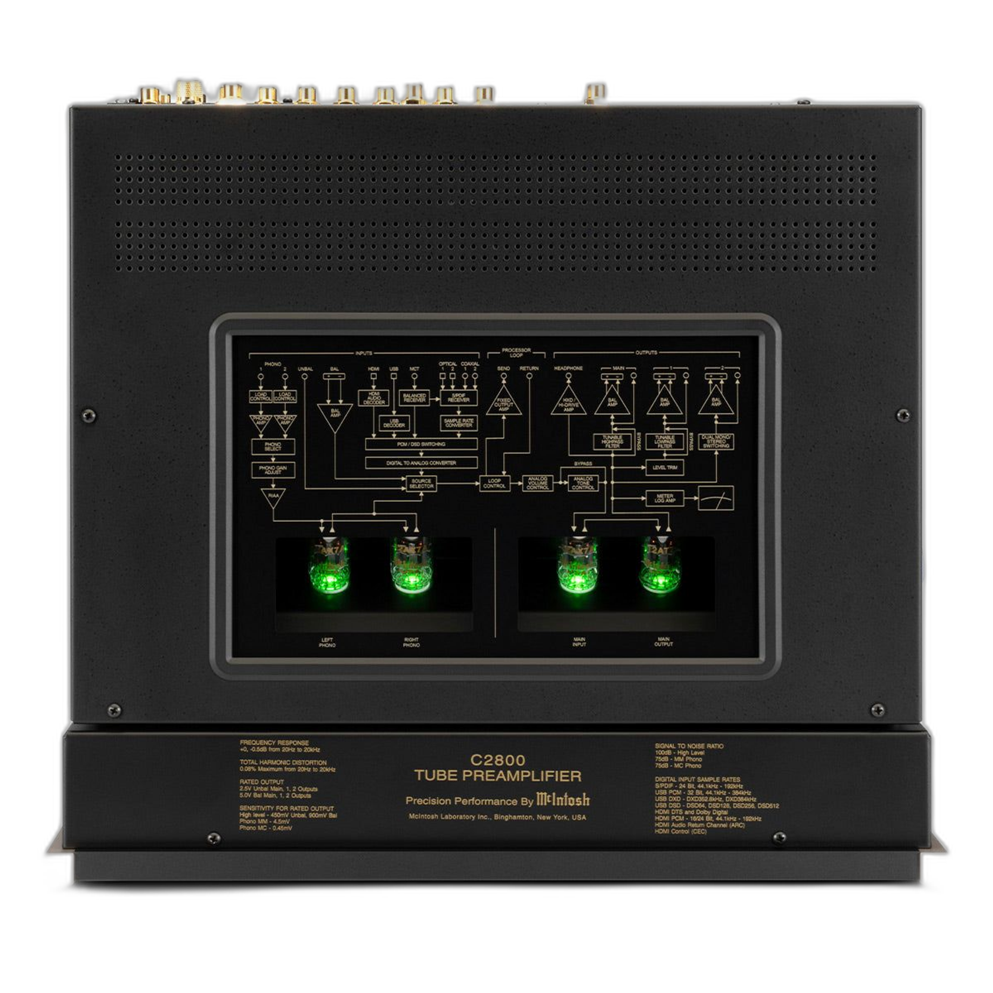 McIntosh C2800 2-Channel Vacuum Tube Preamplifier thumbnail 9